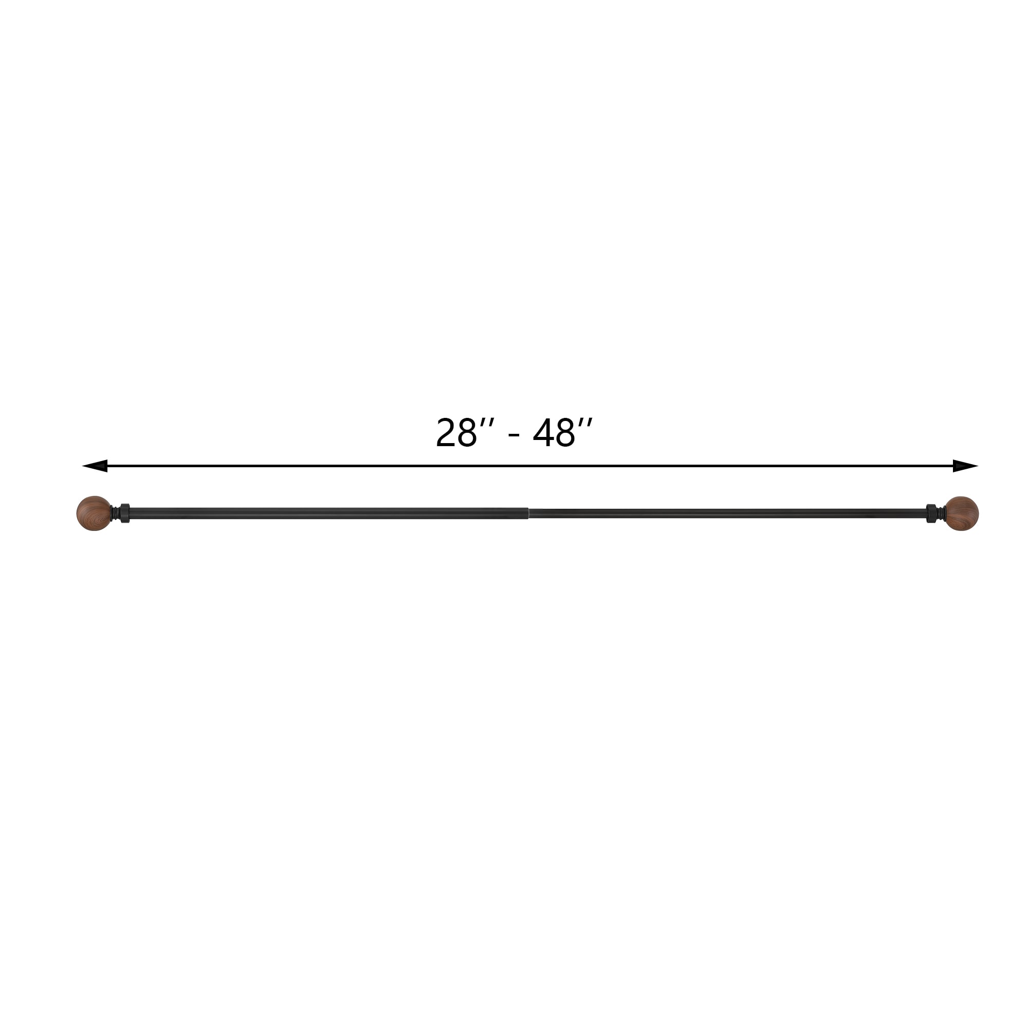 ACROMA 81128BK Curtain-Rods - View #7