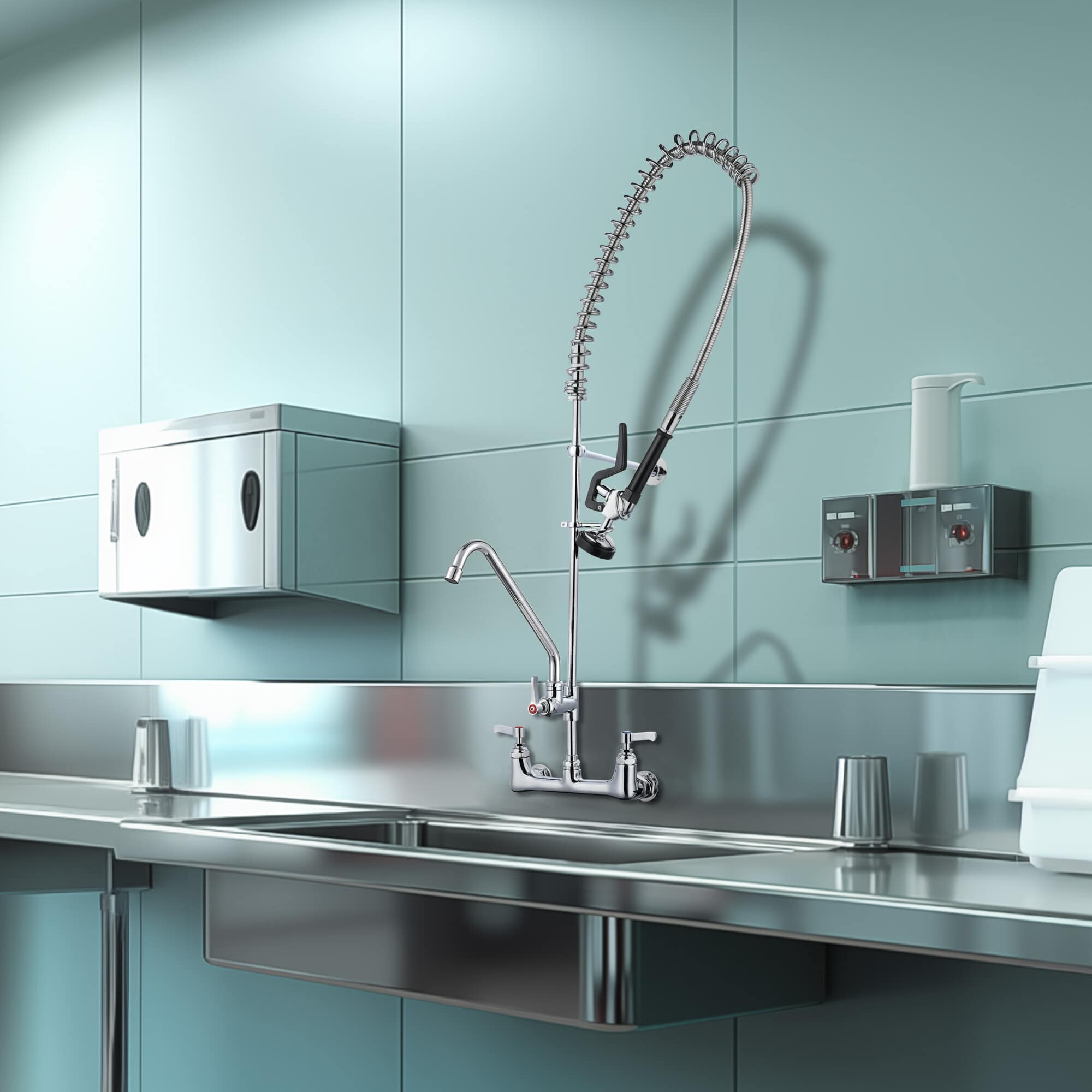 Yescom 81FAU002-12TI-CHR-LO Kitchen-Faucets - View #9