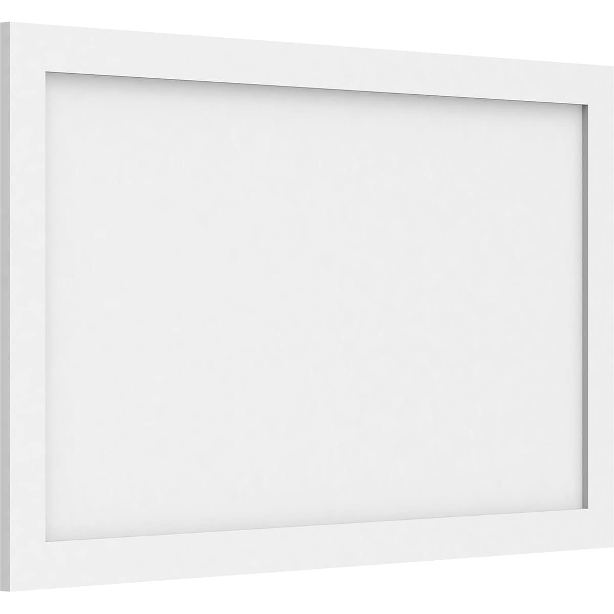 Ekena Millwork WALP40X24X062CNL 40-in x 24-in Smooth Paintable/Stainable White PVC Fretwork Wall Panel (