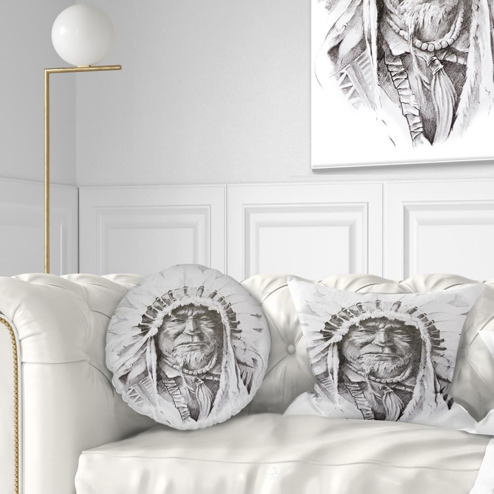 Designart CU6369-12-20 12-in x 20-in Black Indoor Decorative Pillow