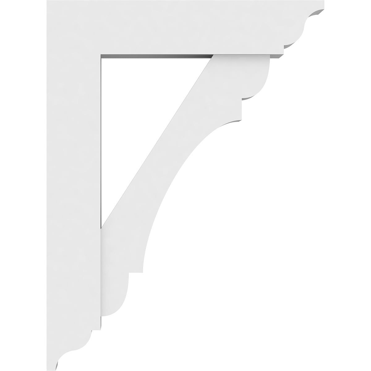 Ekena Millwork BKTP03X18X24OLY01 Exterior-Brackets-Braces - View #3
