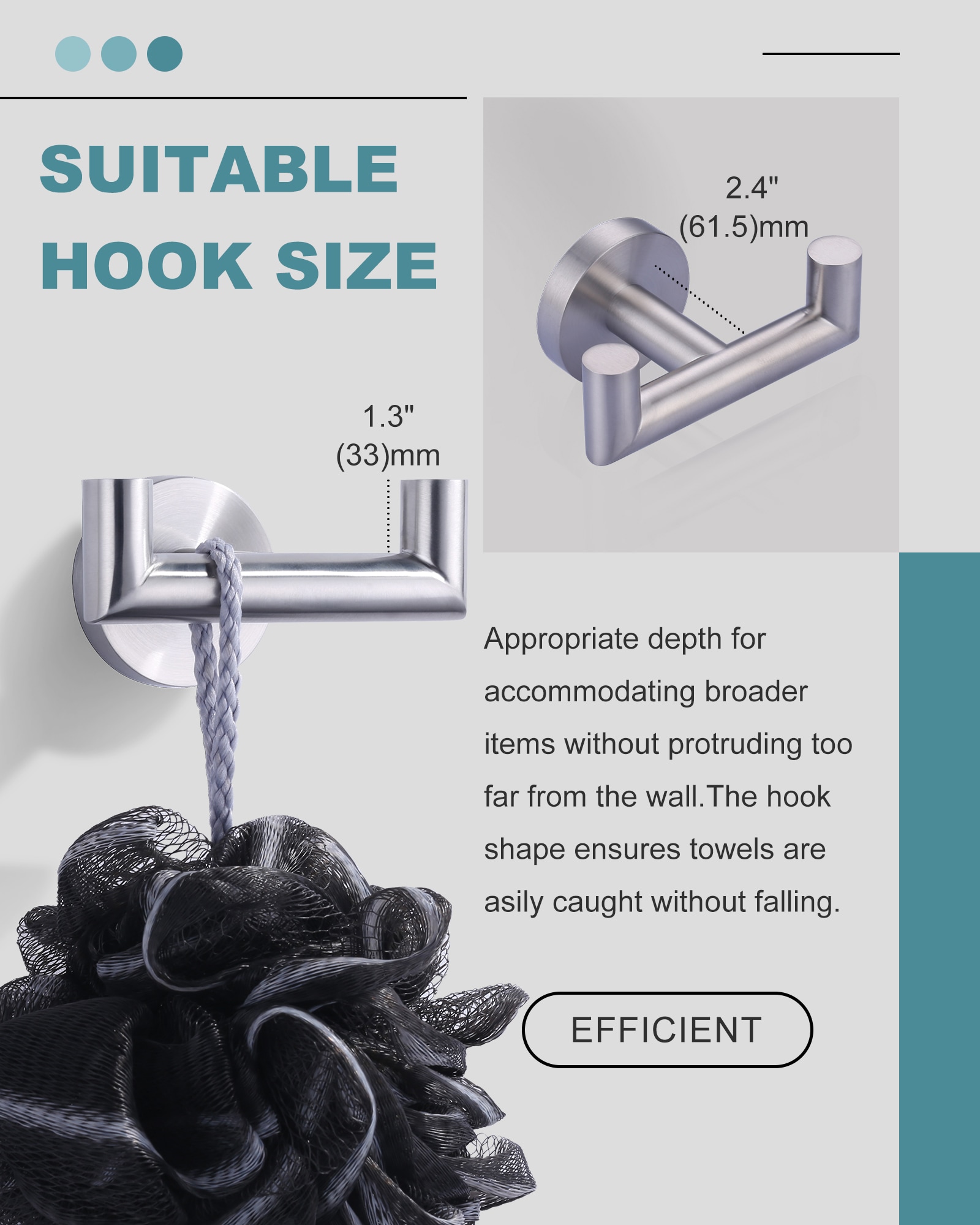 WOWOW 483307 Robe-Hooks - View #3
