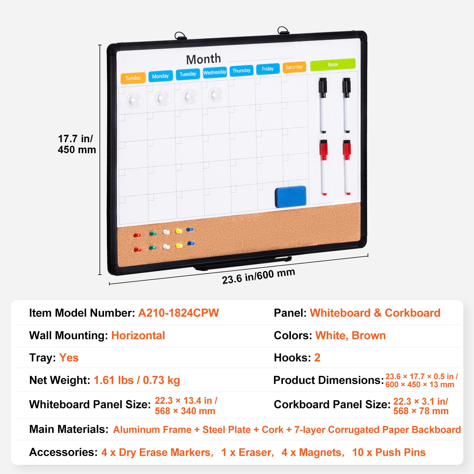 SVOPES SVOPESRMB24X109037V0 Dry-Erase-Bulletin-Boards - View #8