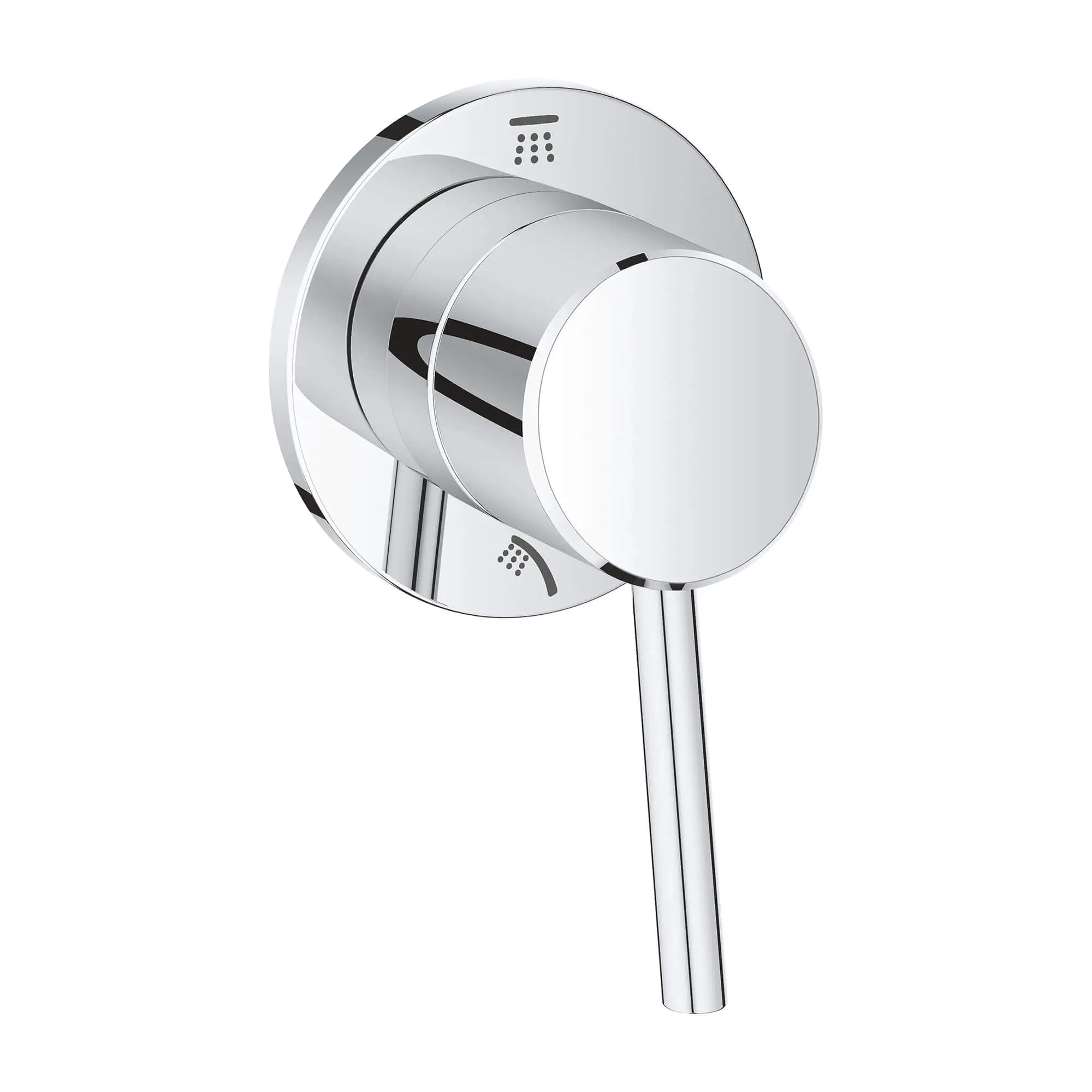 GROHE Eurocube Chrome Single Hole 1-Handle WaterSense Bathroom