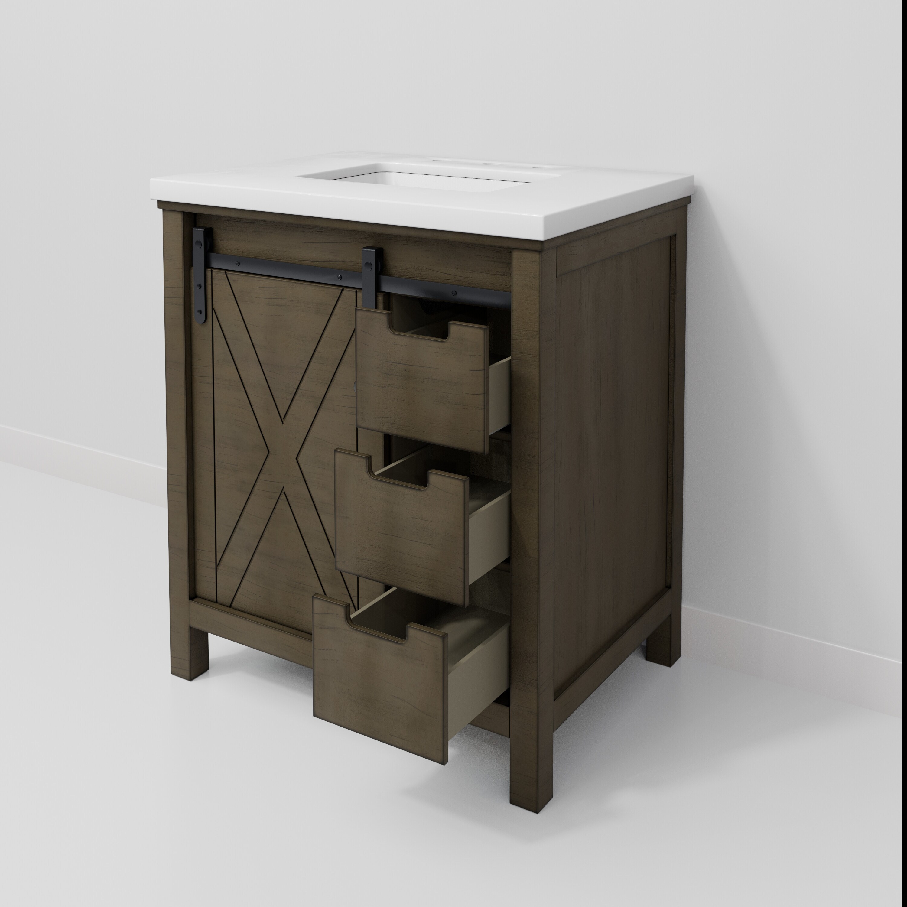 Lexora LVM30SK300 Bath-Vanity-Combo - View #6