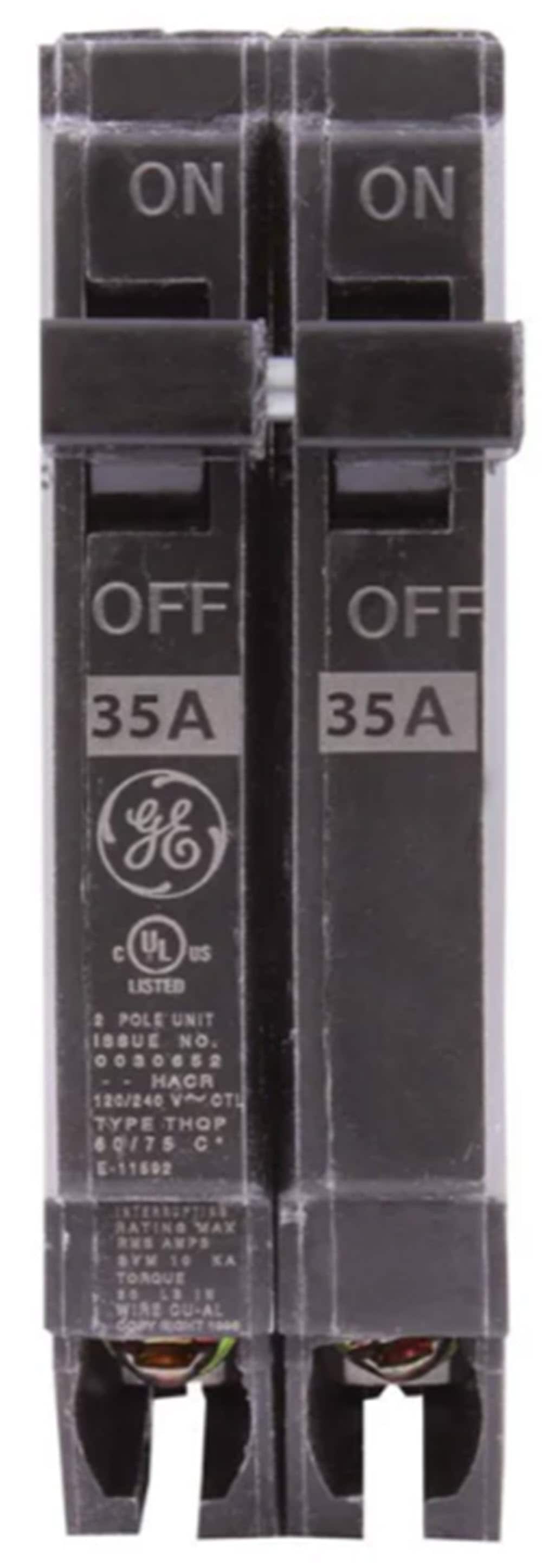 GE THQP235 Q-Line THQP 35-amp 2 -Pole Standard trip Circuit Breaker