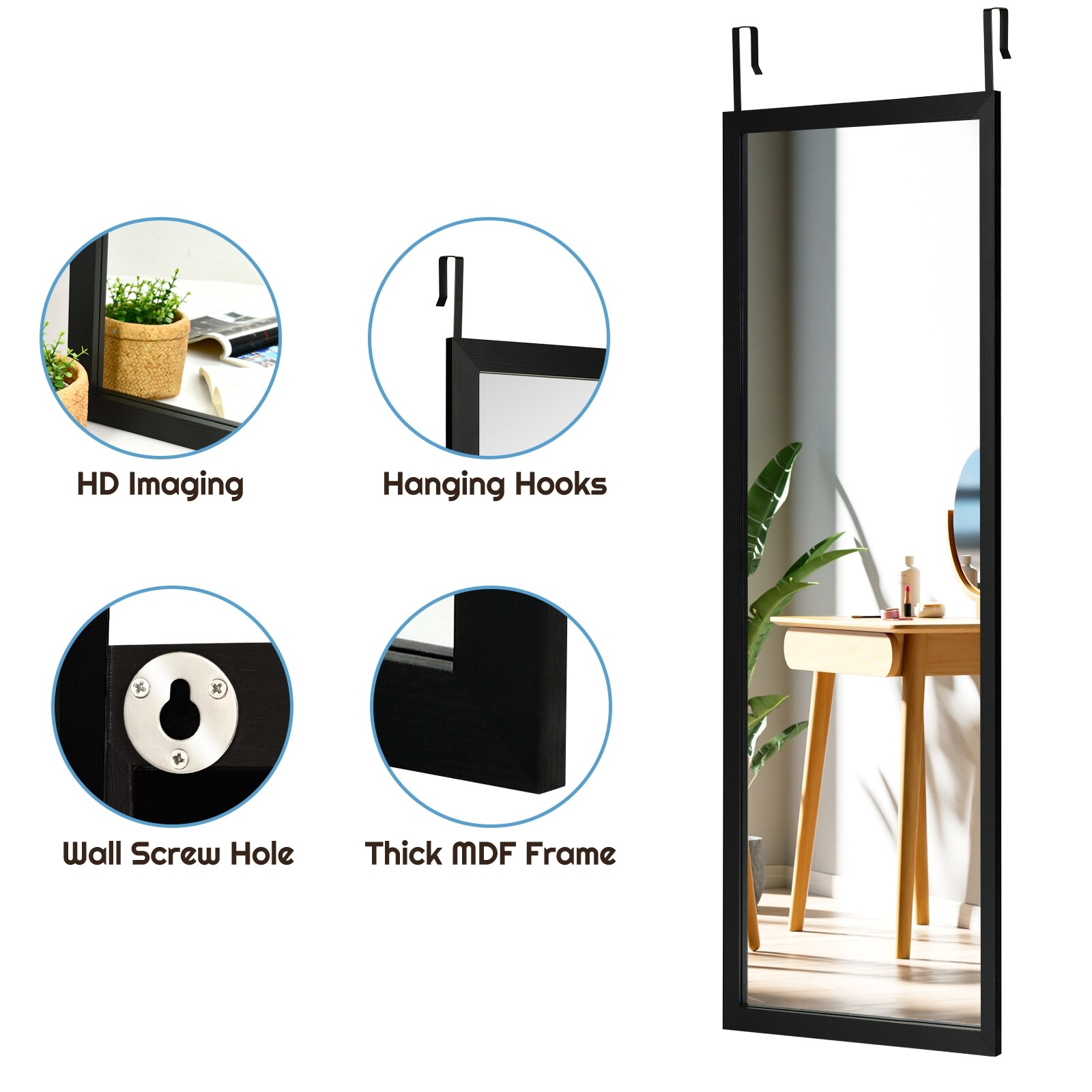 CASAINC HYSN-66332BK Decor-Mirrors - View #6