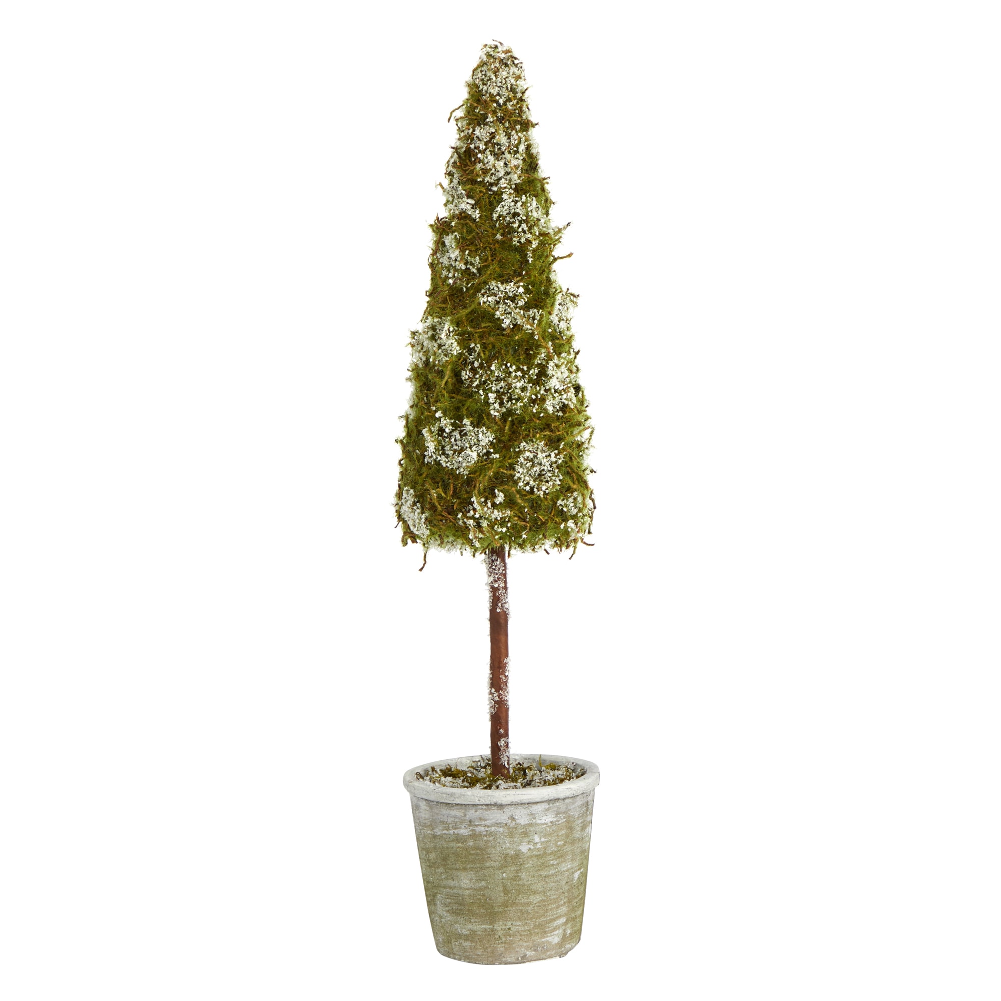 Nearly Natural T1507 2-ft Flocked Artificial Christmas Tree