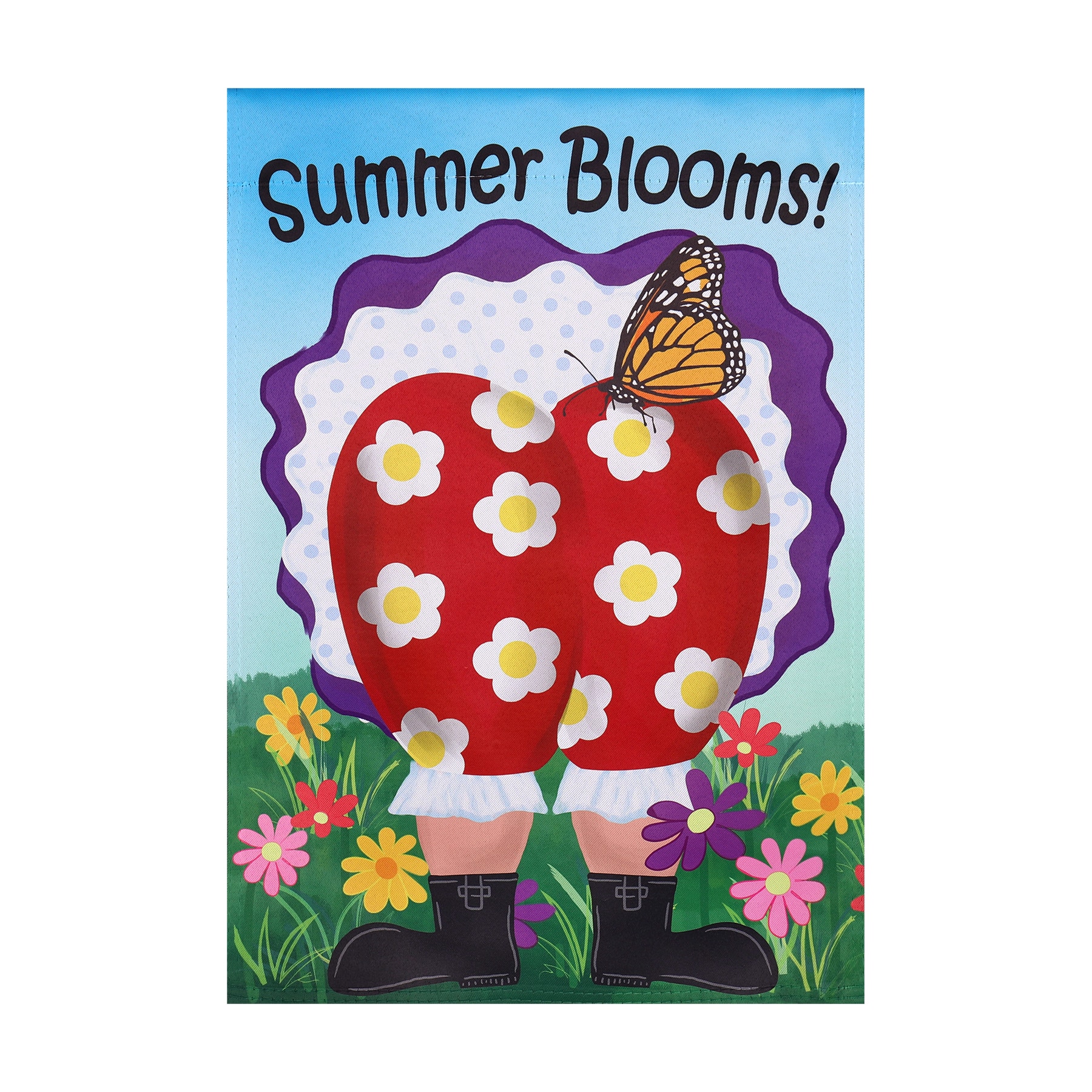 Style Selections ZLW14S11101 1-ft W x 1.5-ft H Summer Garden flag