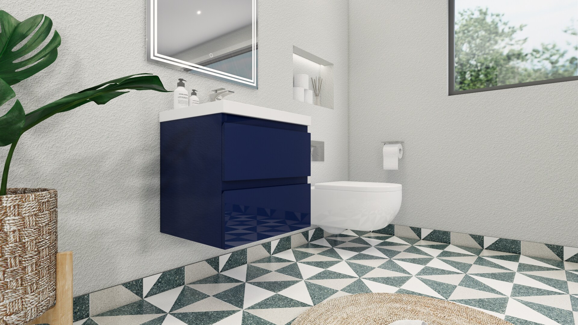 Moreno Bath MOB24-NB Bath-Vanity-Combo - View #6