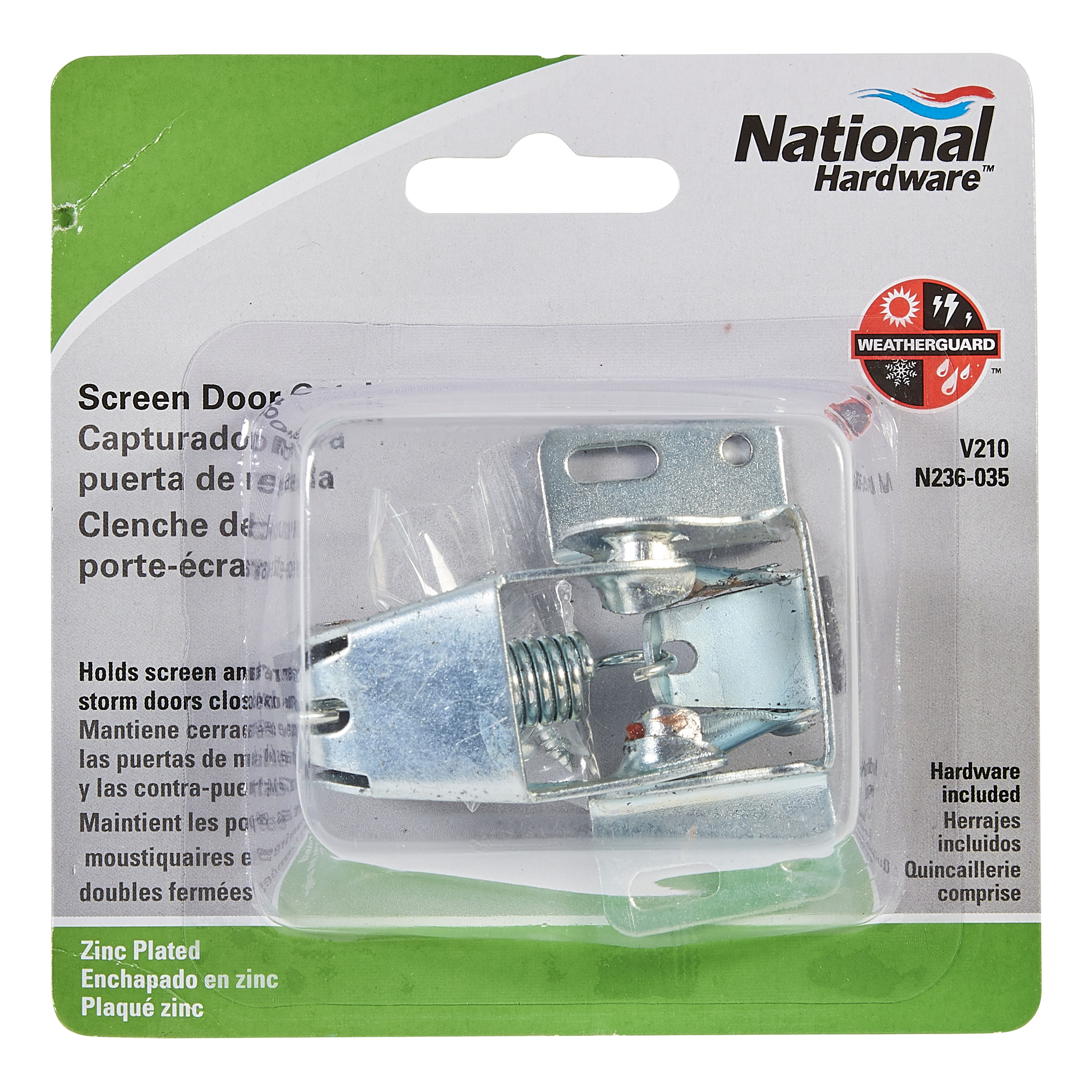  National Hardware S825-968 8023 Spring Door Stops in Nickel ,  3 : Office Products