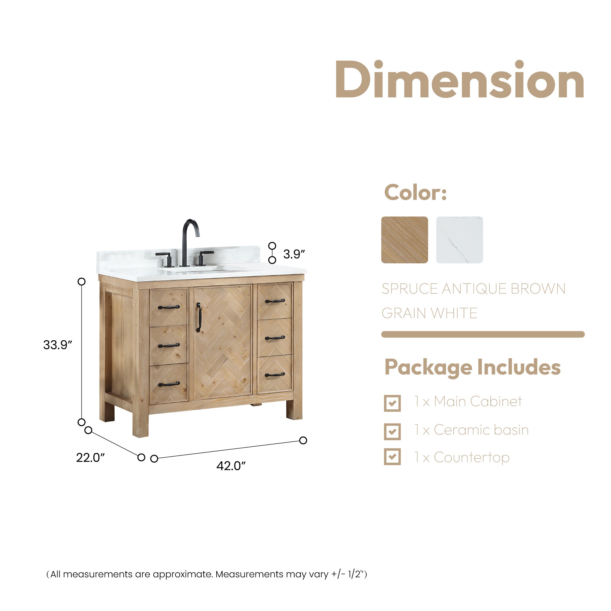 Vinnova 706842-AR-GW-NM Bath-Vanity-Combo - View #16