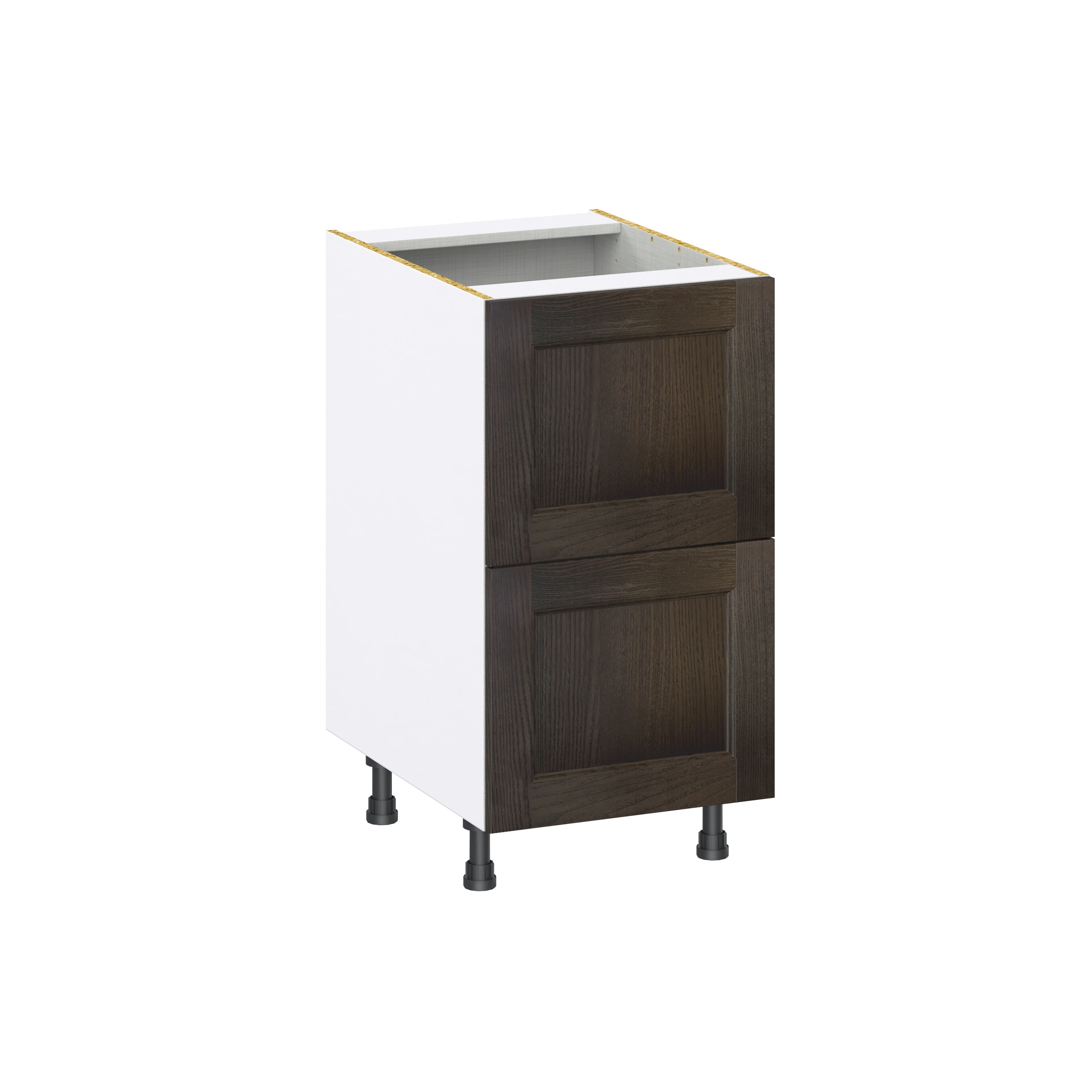 Hugo&Borg Montclaire 18-in W x 34.5-in H x 24-in D Wood 3-Drawer Base Fully Assembled Cabinet (Recessed Panel Style)