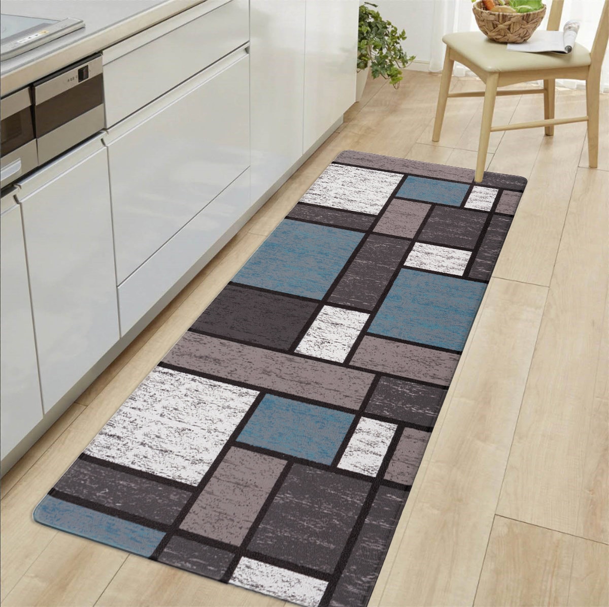 Rugshop Kitchen Mats Homemade Anti-Fatigue Standing Mat Washable Kitchen  Rugs