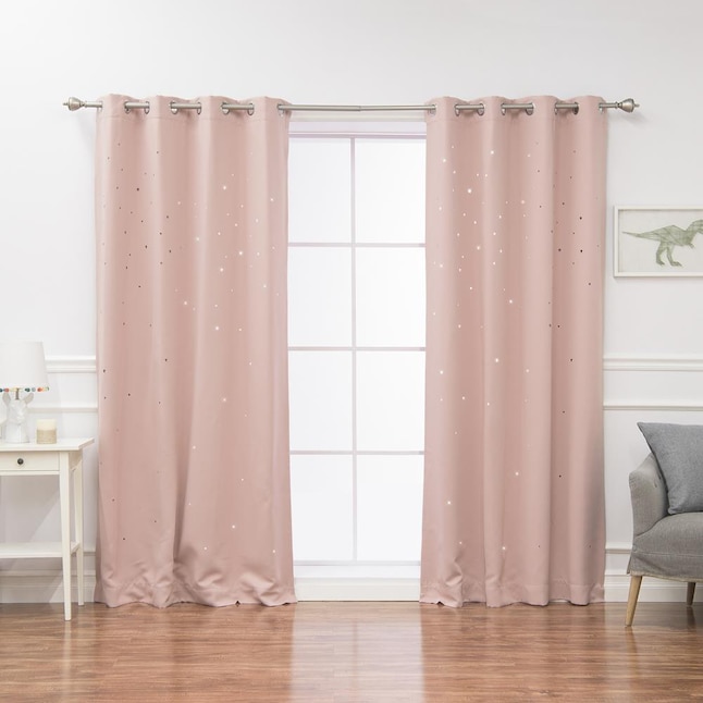 Curtains Ds Department At, Pink Grommet Blackout Curtains