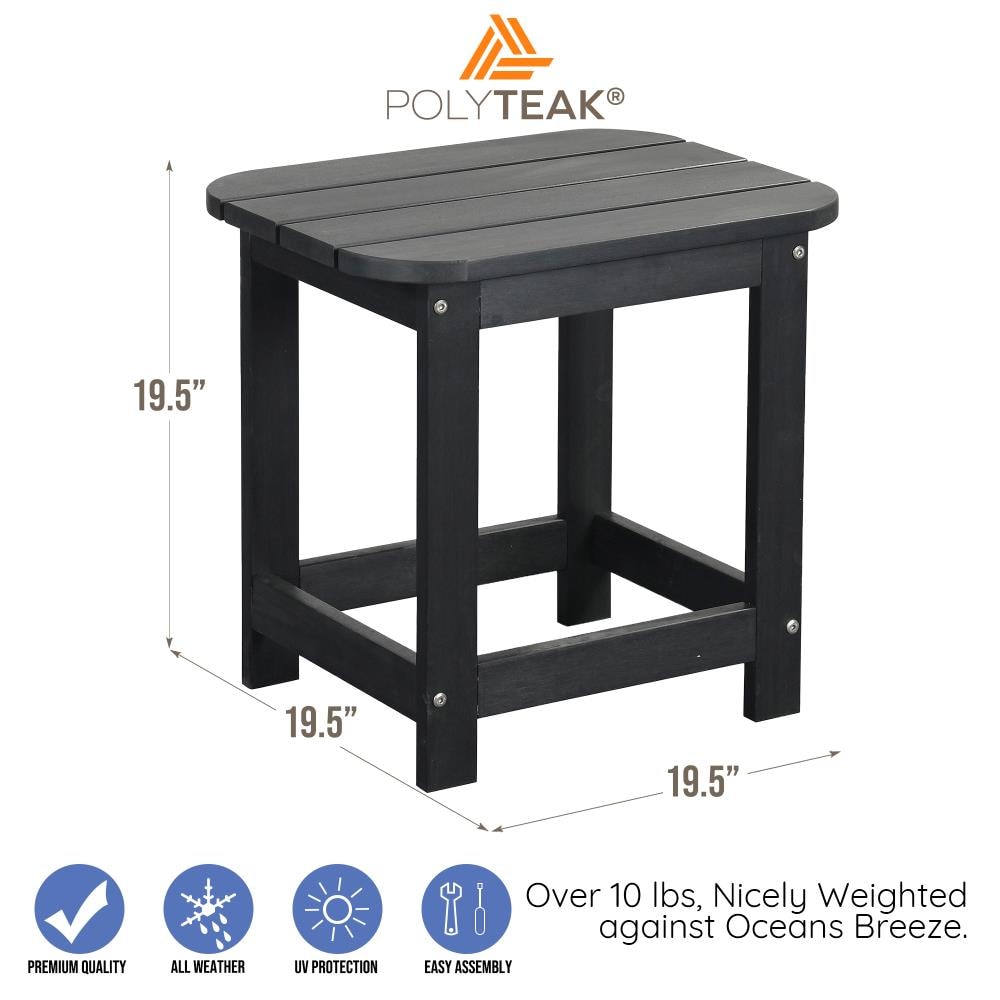 PolyTeak CMPT-TBL-BLK Patio-Tables - View #5
