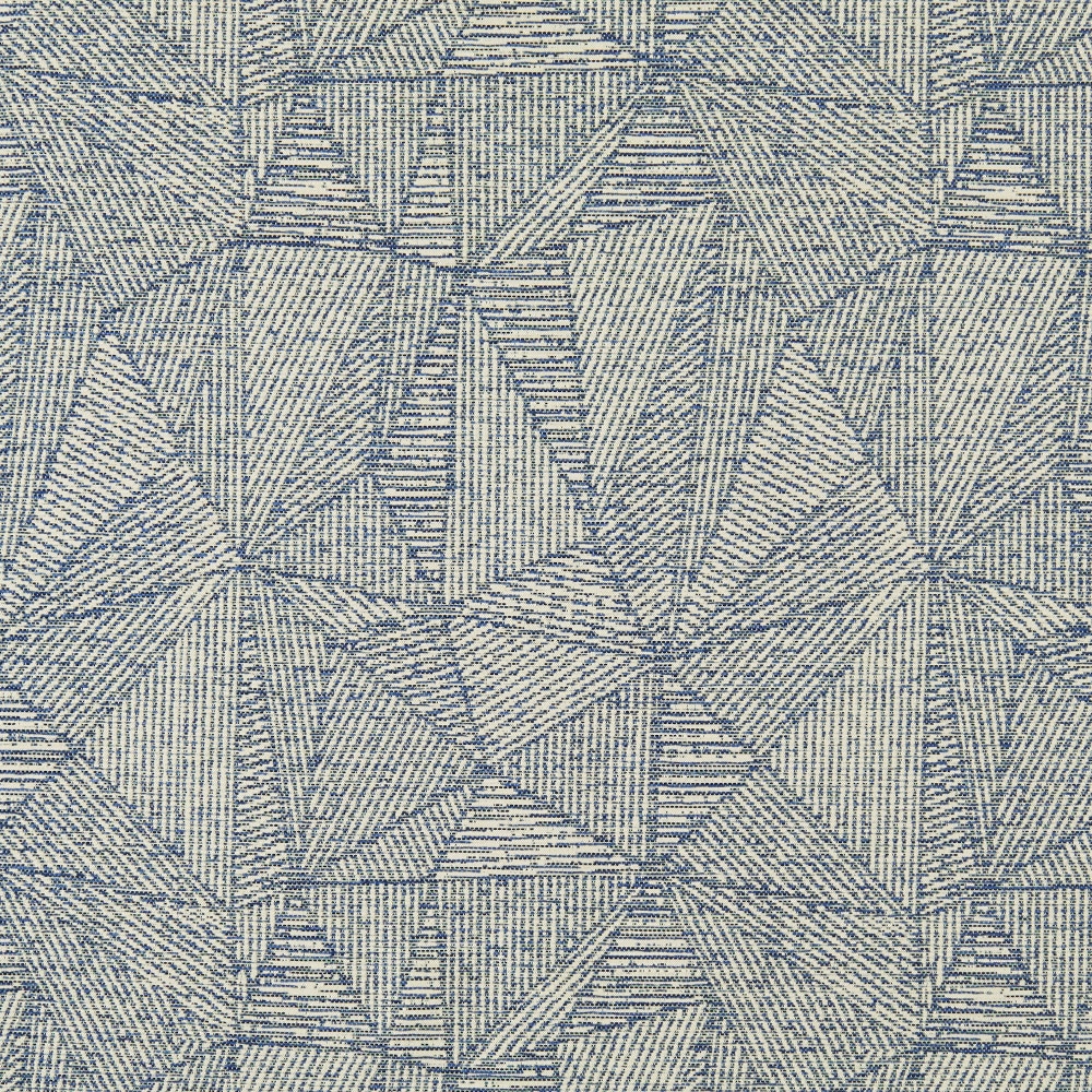Bali 17B-6292 Adalane Blue Conifer Light filtering Polyester Roman shade swatch