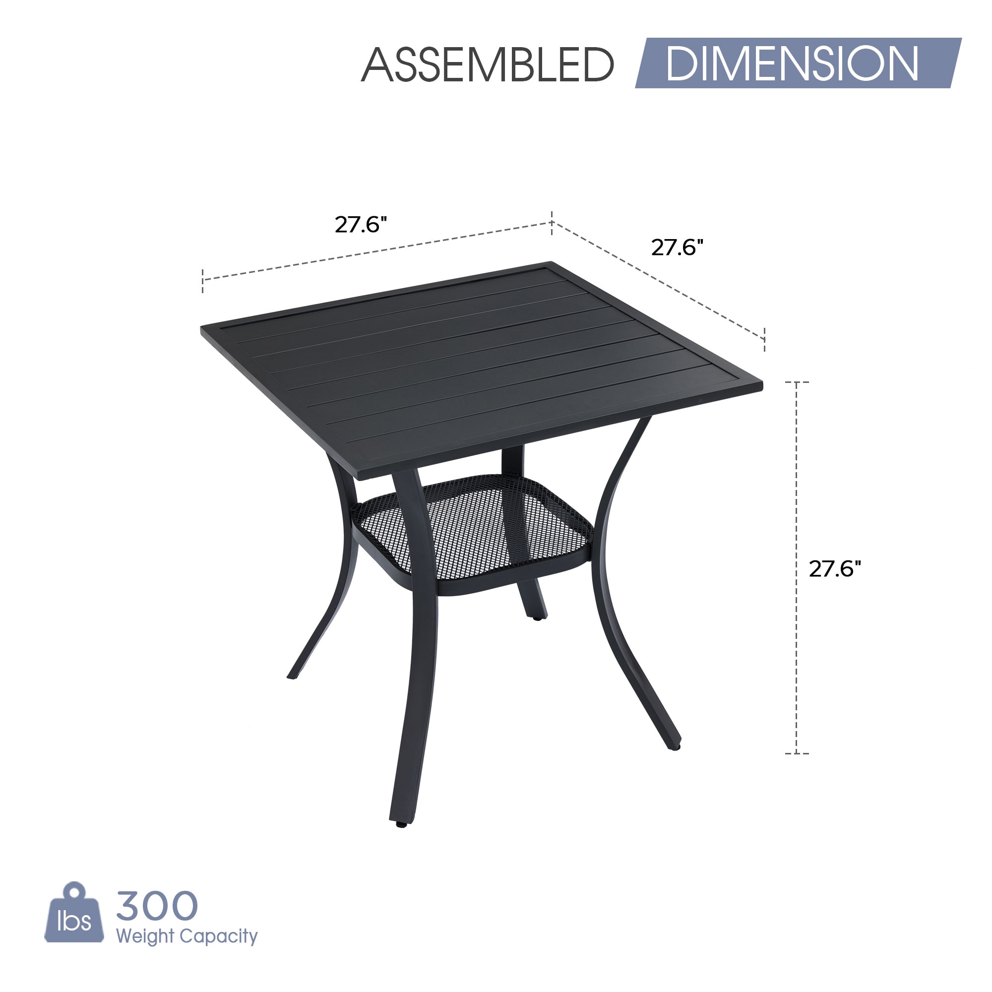 VICLLAX HBT04BL-LS-VC Patio-Tables - View #8