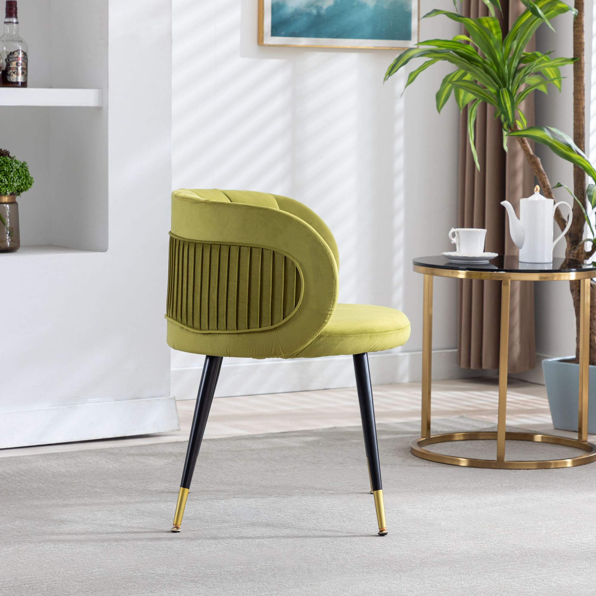 CASAINC BOGDAN YELLOW DARK Dining-Chairs - View #4