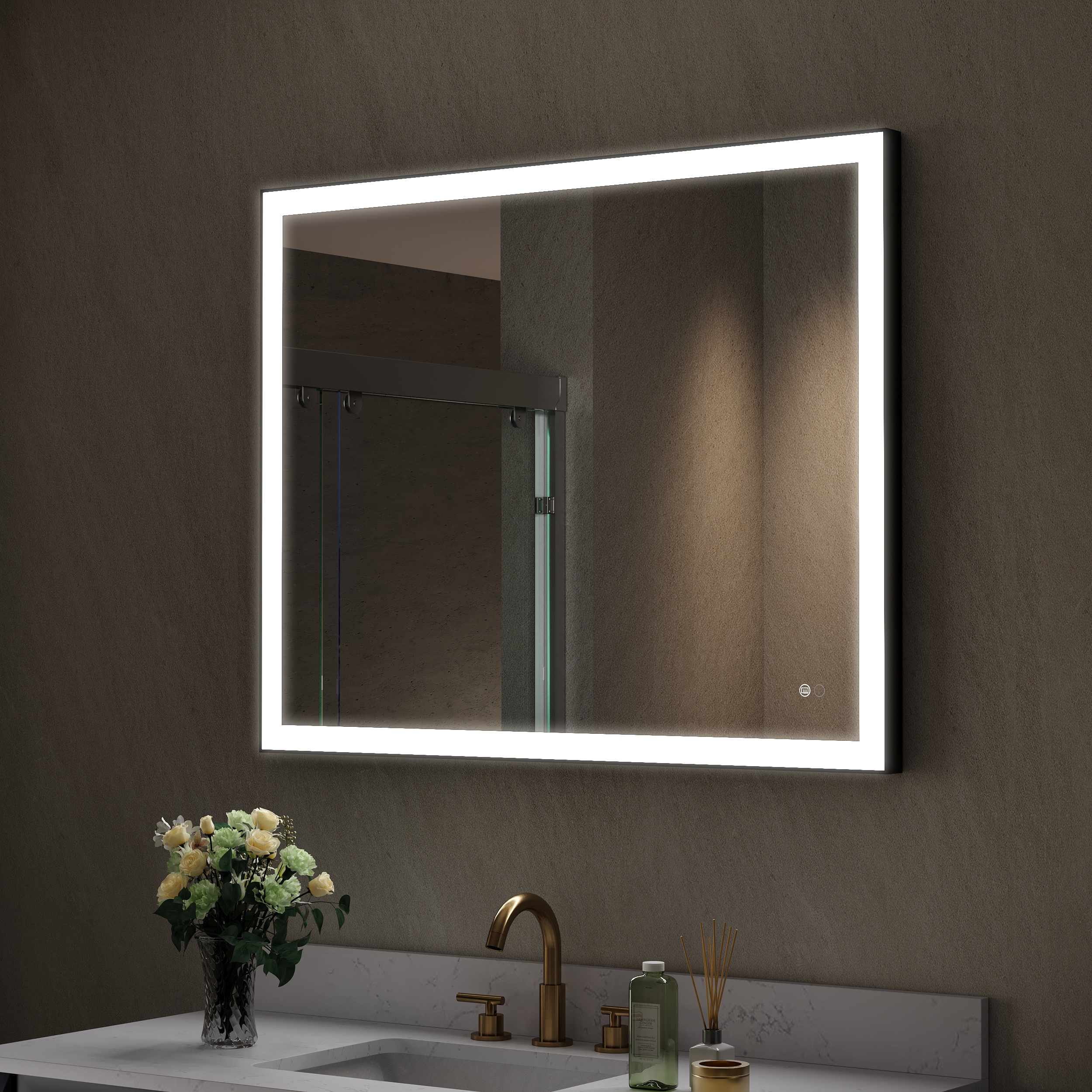 Forclover MEAM-5F4032MB Framed-Bath-Mirrors - View #17