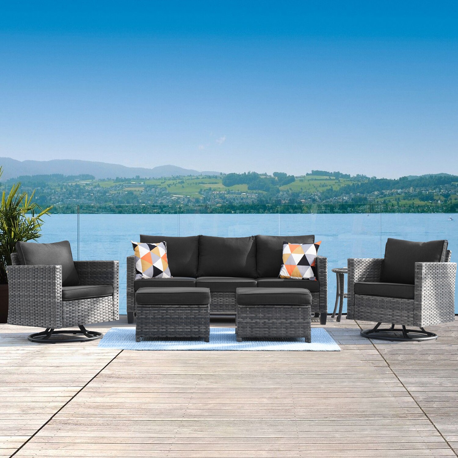 XIZZI XSQRC1163 Patio-Conversation-Sets - View #2