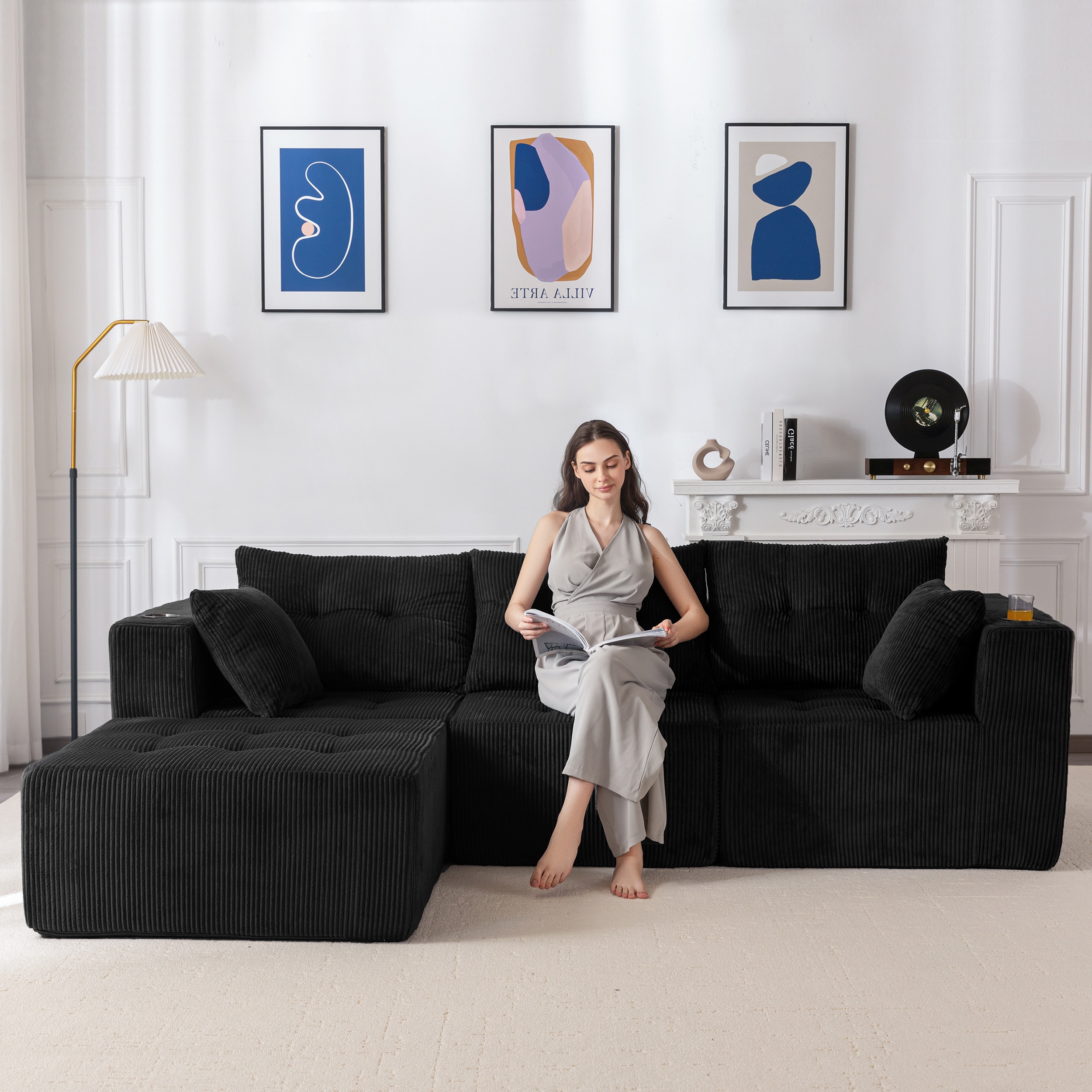 MAXYOYO M-A97-BLACK-ABCD Sofas-Loveseats - View #5