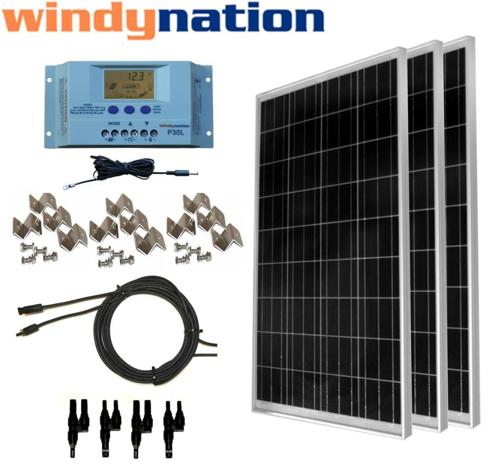 WindyNation SOK-LW-300WP-P30L- 3-Module 40-in x 26.4-in 100-Watt Solar Panel