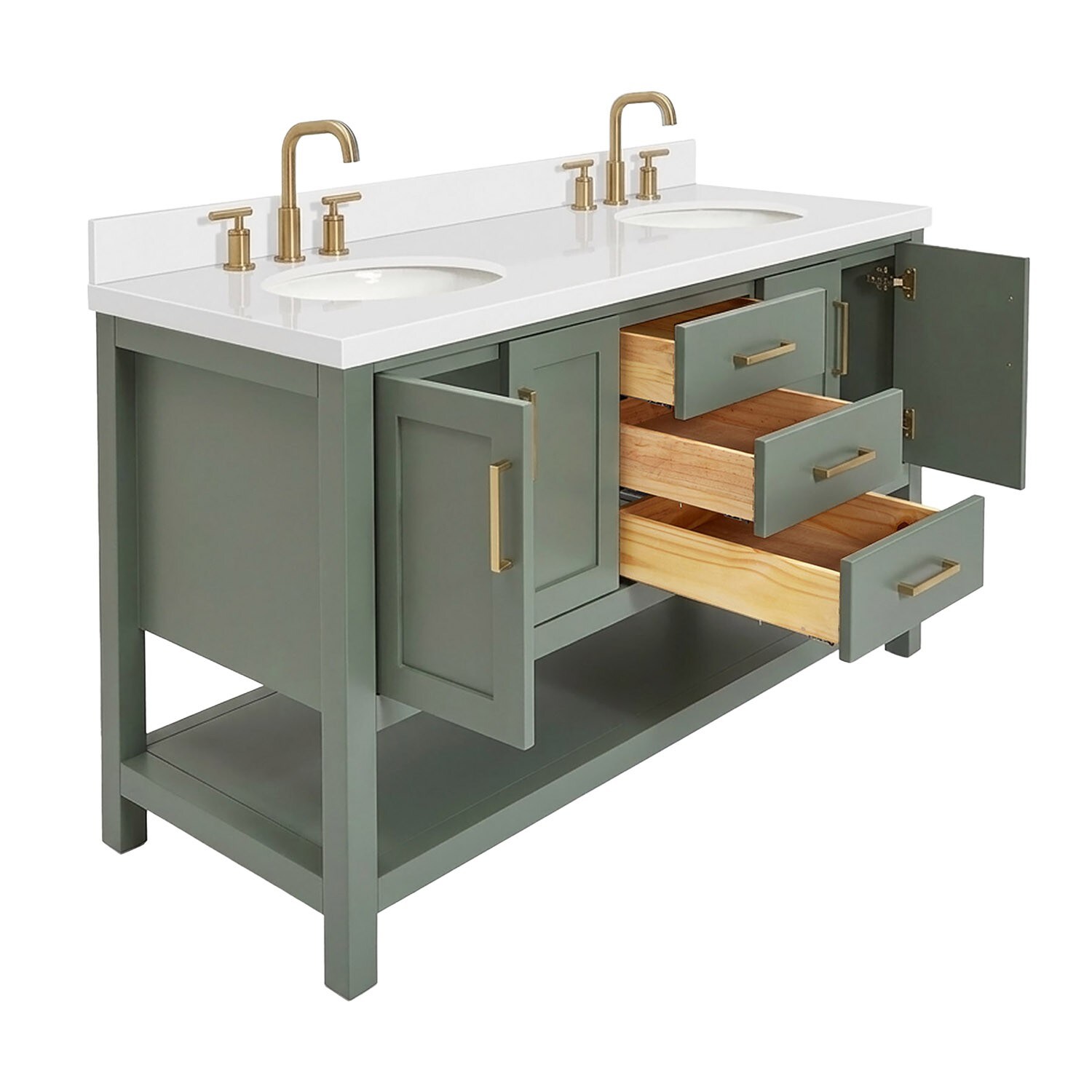 ARIEL S061DWQOVOVGN Bath-Vanity-Combo - View #8