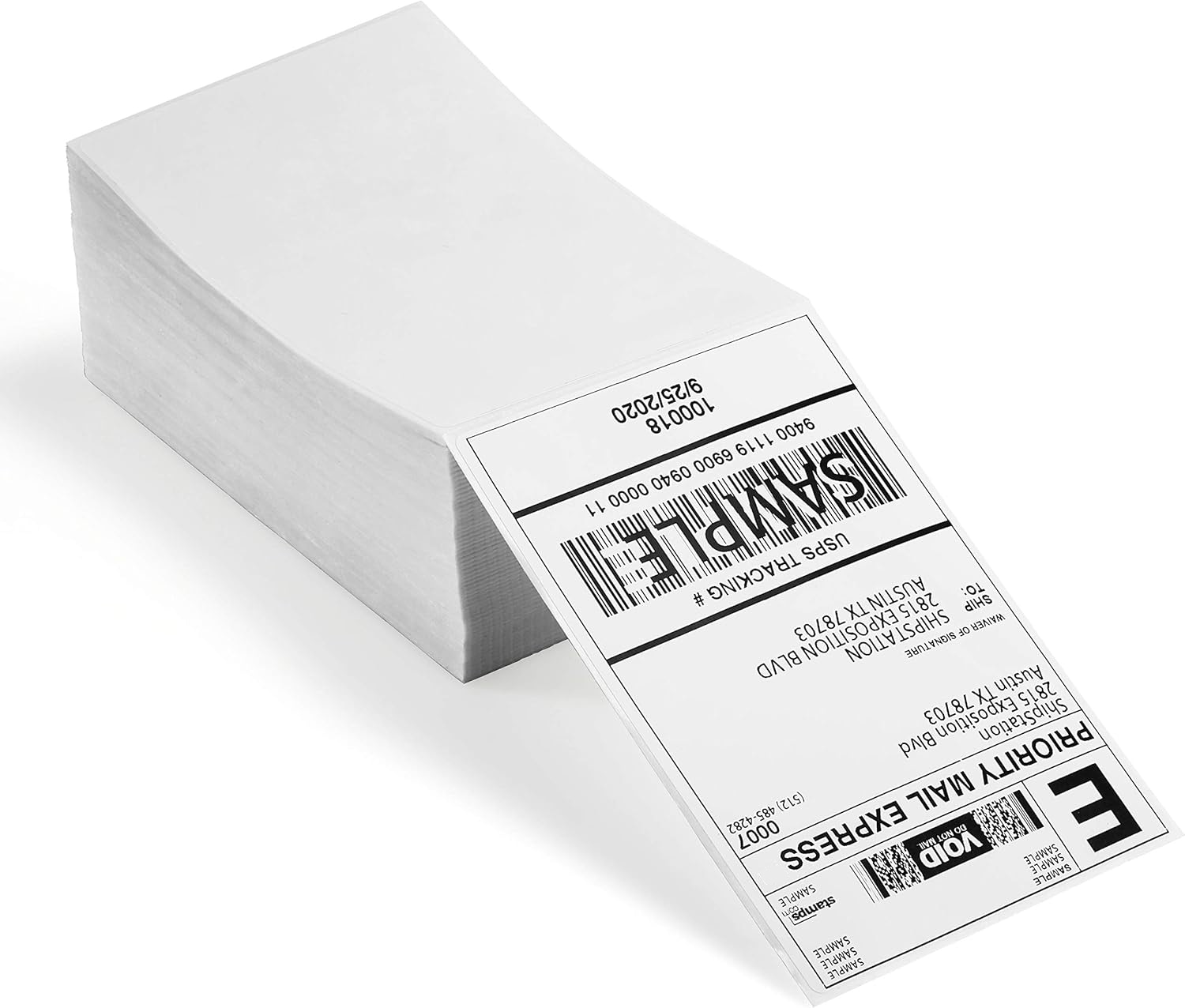 Etokfoks Thermal Direct Shipping Labels 4 x 6 Inch Fan Fold Pack of 500 ...