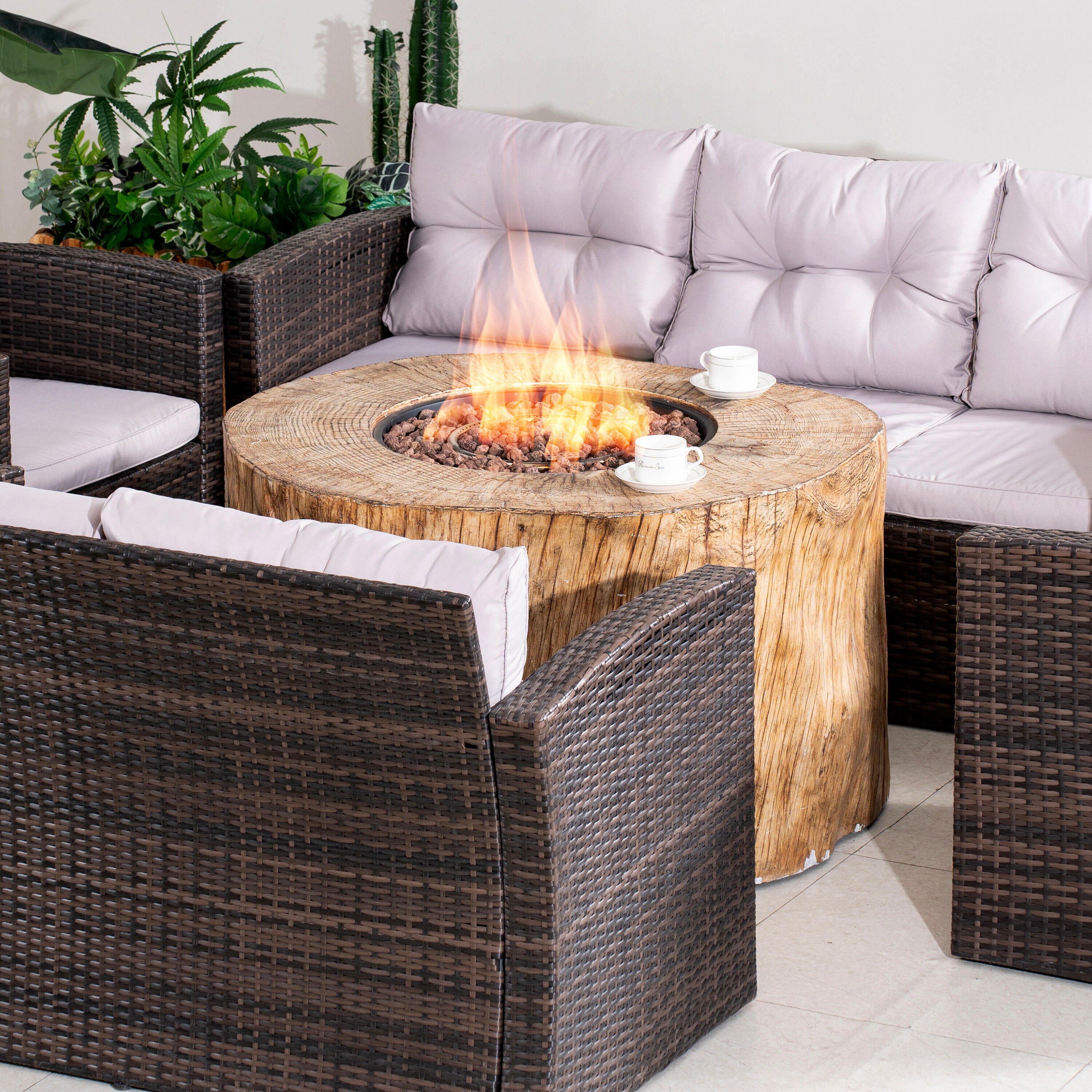 Moda Furnishings MAG-1503-2180-B Patio-Conversation-Sets - View #4