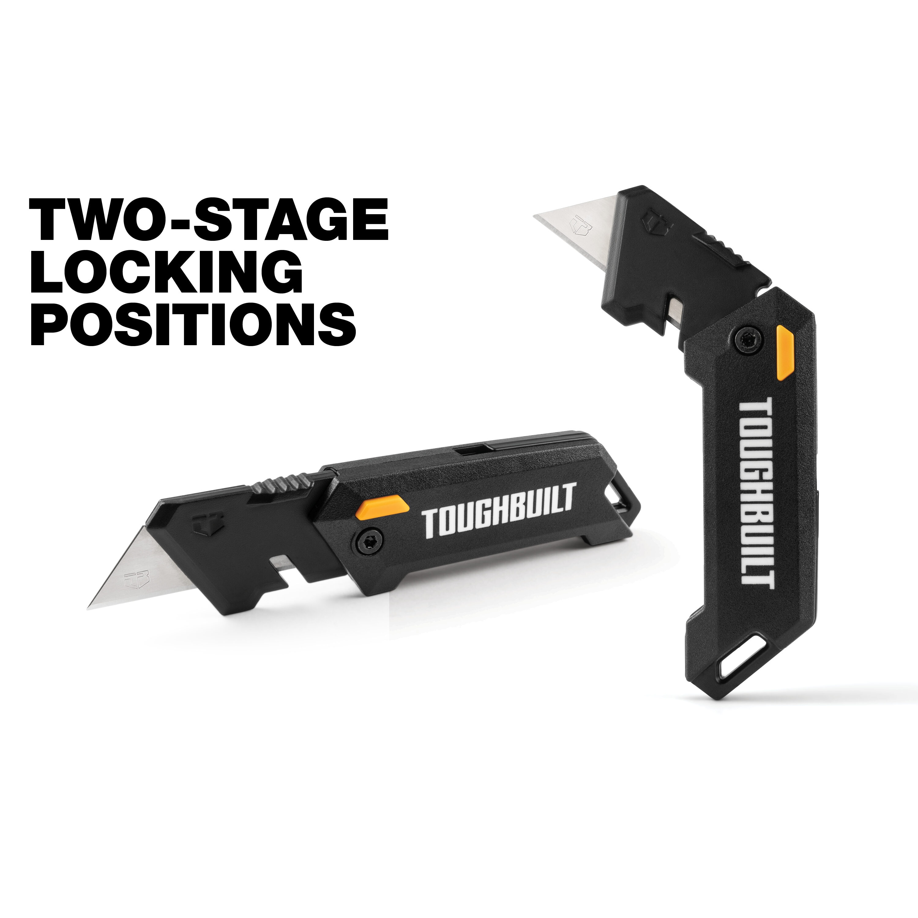 TOUGHBUILT Reload Utility Knife with 2 Mags 3/4-in 10-Blade
