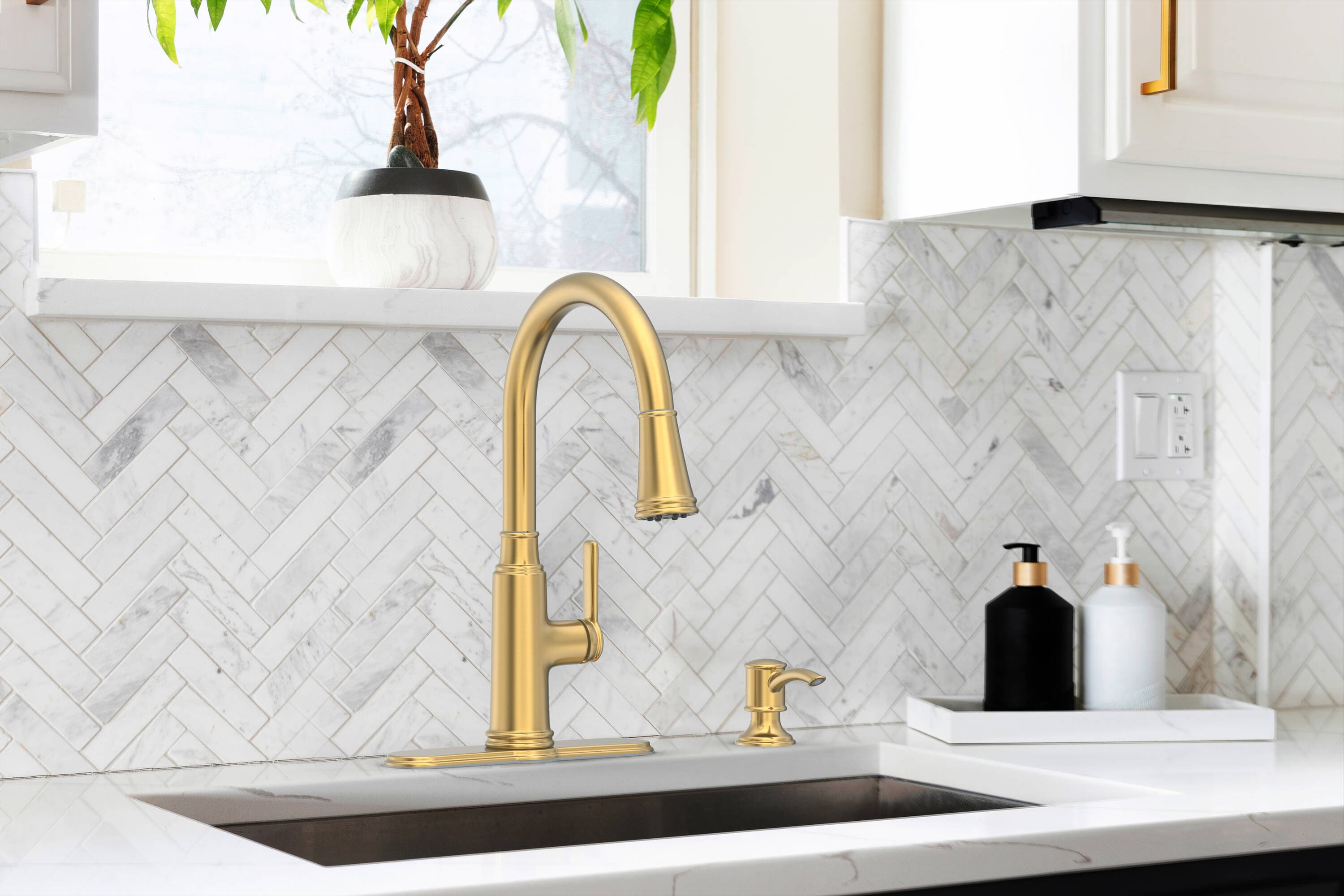allen + roth 67726W-164408 Kitchen-Faucets - View #8