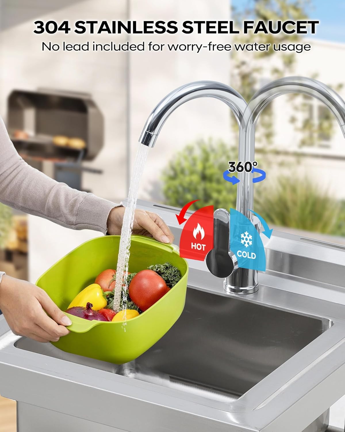 GarveeLife FLYPLS33CD7P4U Laundry-Tubs-Utility-Sinks - View #3