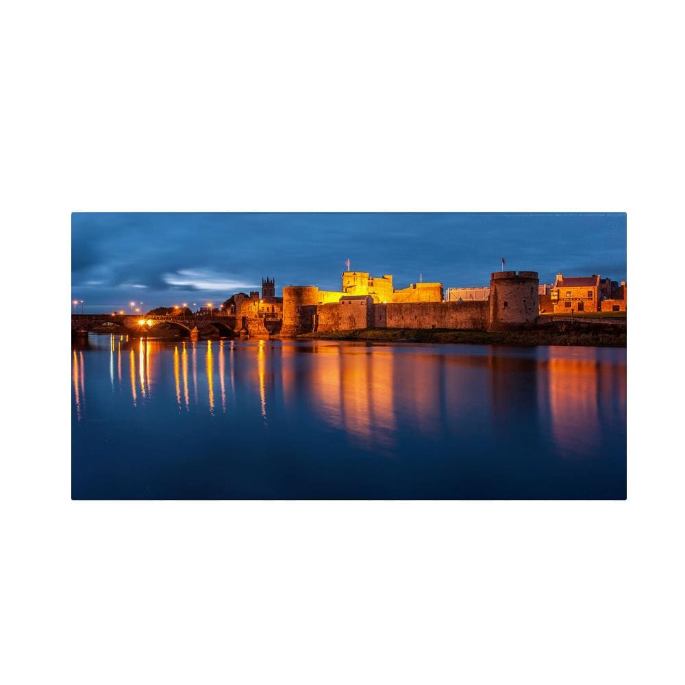 Trademark Fine Art PL0130-C1224GG Framed 12-in H x 24-in W Landscape Print on Canvas