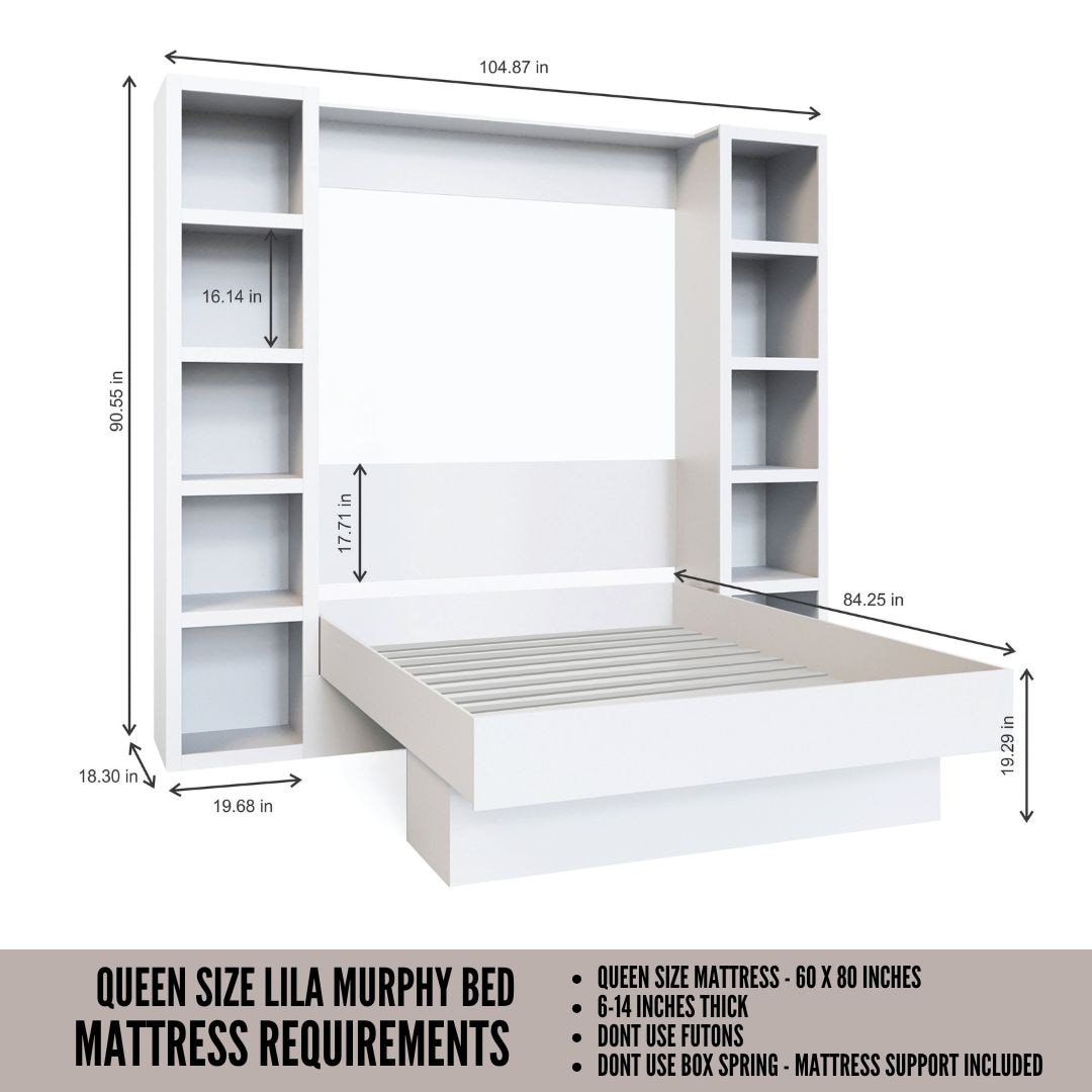 Oakland Living LILA-BED-QN-DOB-GY beds - View #6