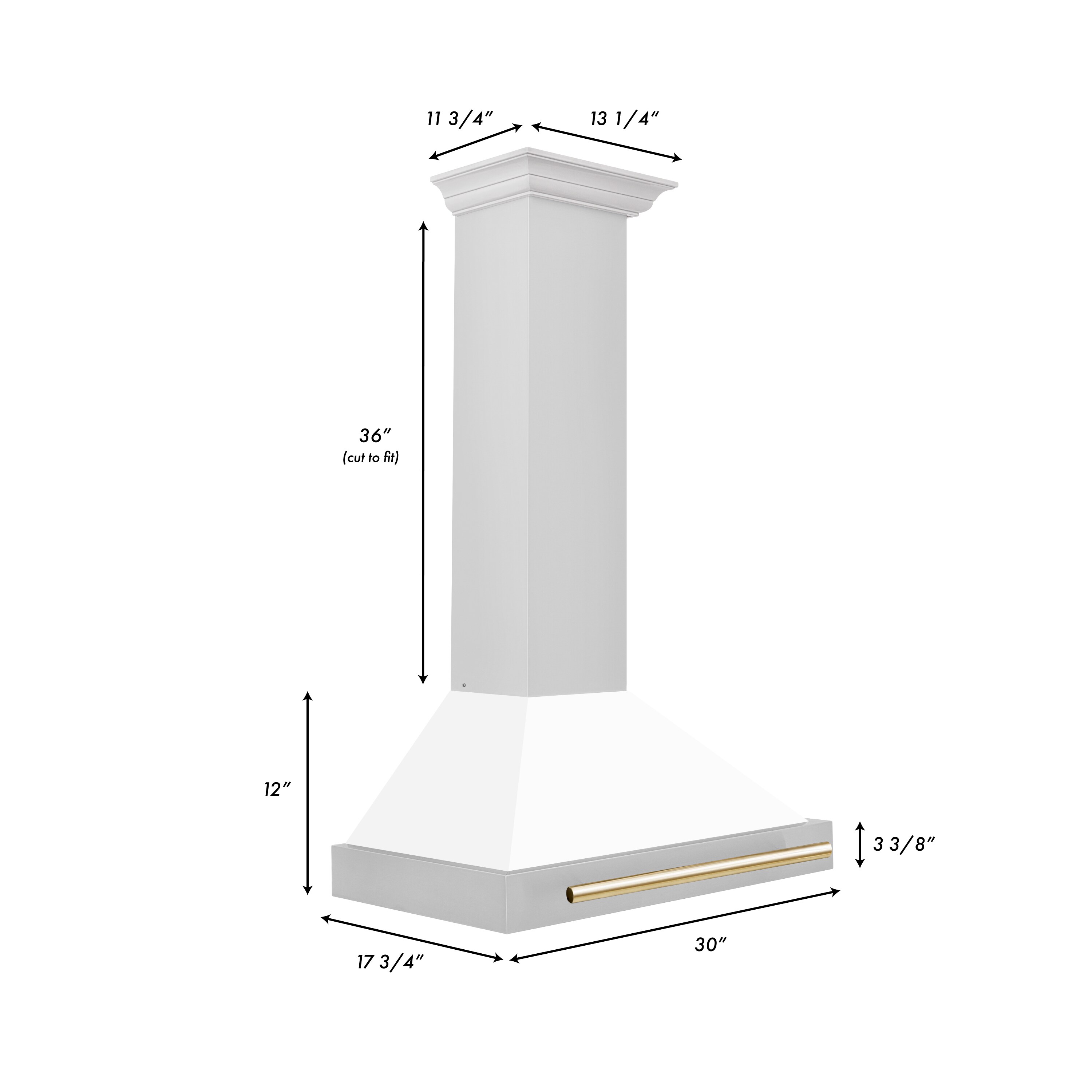 ZLINE KITCHEN & BATH KB4STZ-WM30-G Wall-Mounted-Range-Hoods - View #3