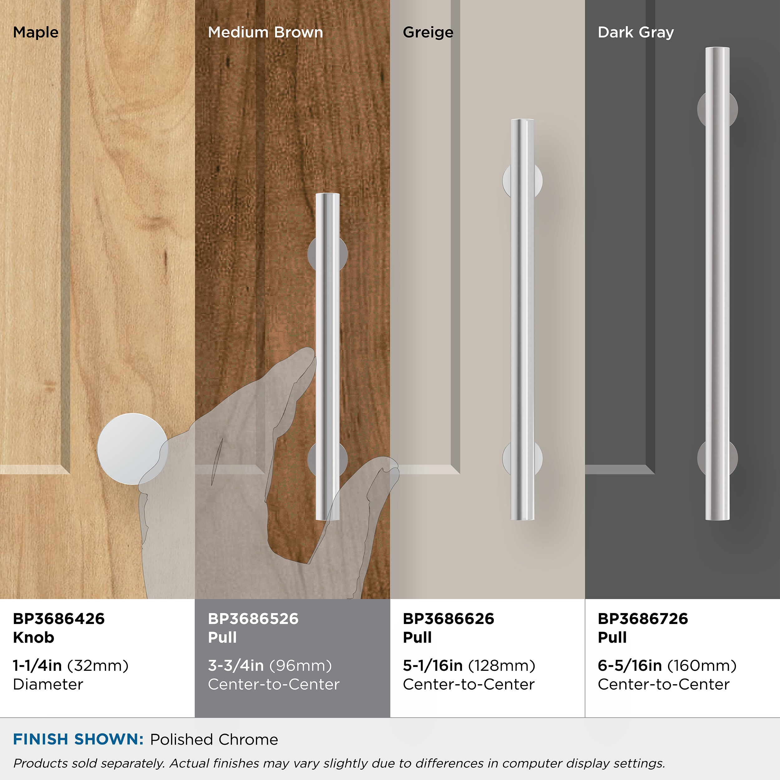 Amerock BP3686526 Cabinet-Pulls - View #8
