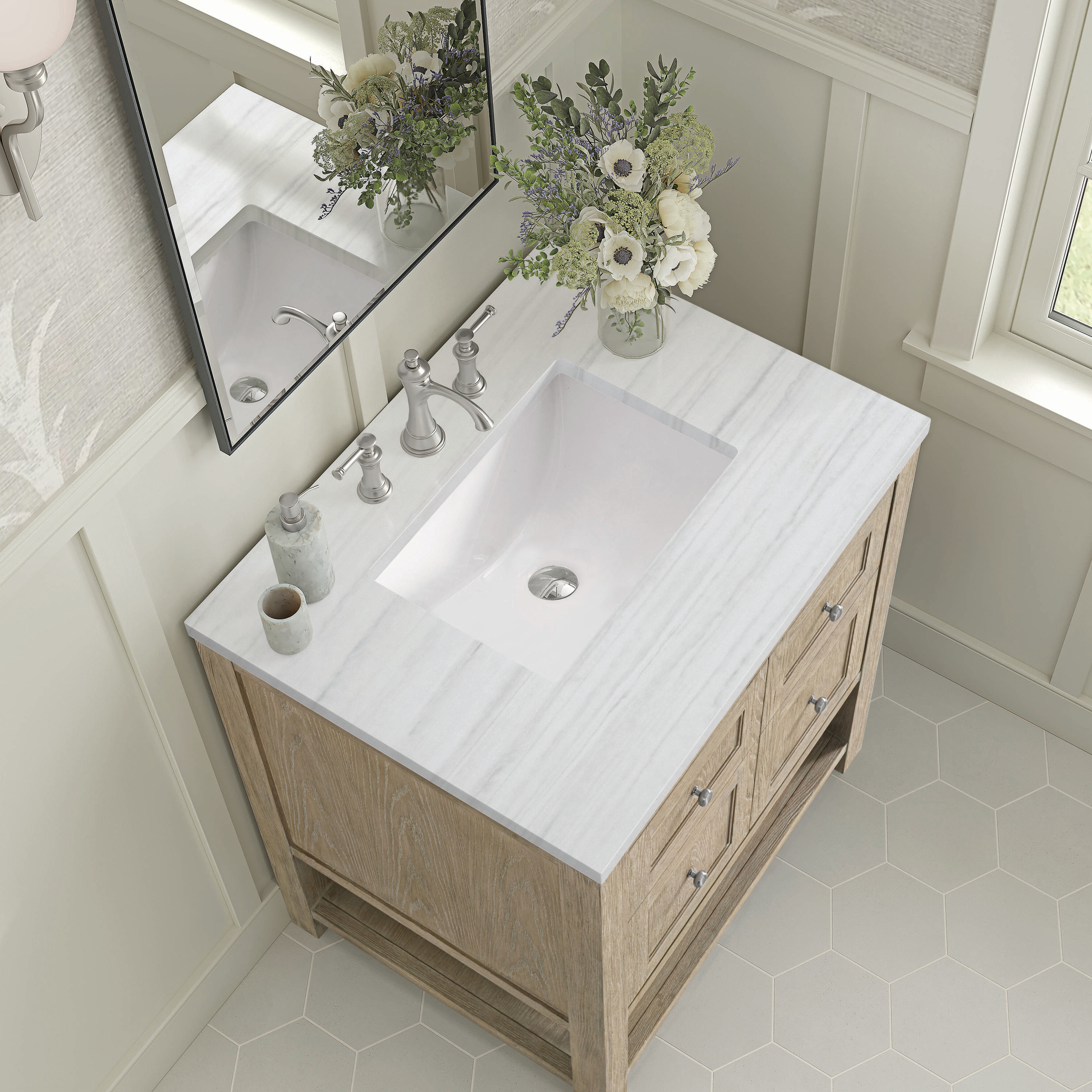 James Martin Vanities 330-V30-WWO-3AF Bath-Vanity-Combo - View #4