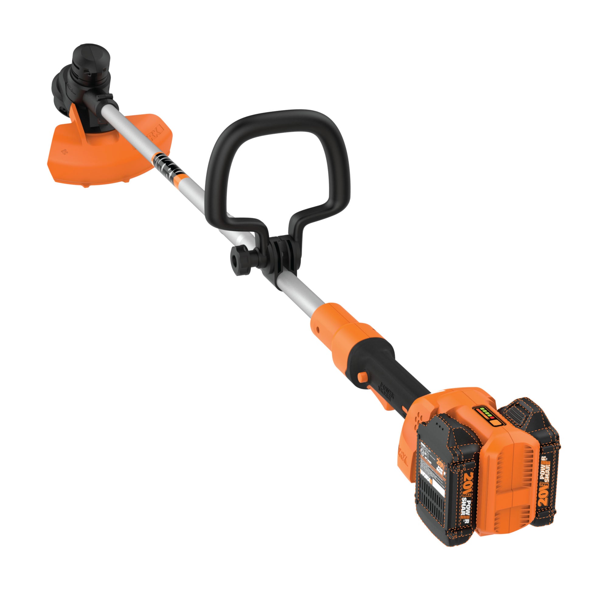 Bære skive obligatorisk WORX Power Share 40-volt 13-in Straight Battery String Trimmer 2 Ah  (Battery & Charger Included) in the String Trimmers department at Lowes.com