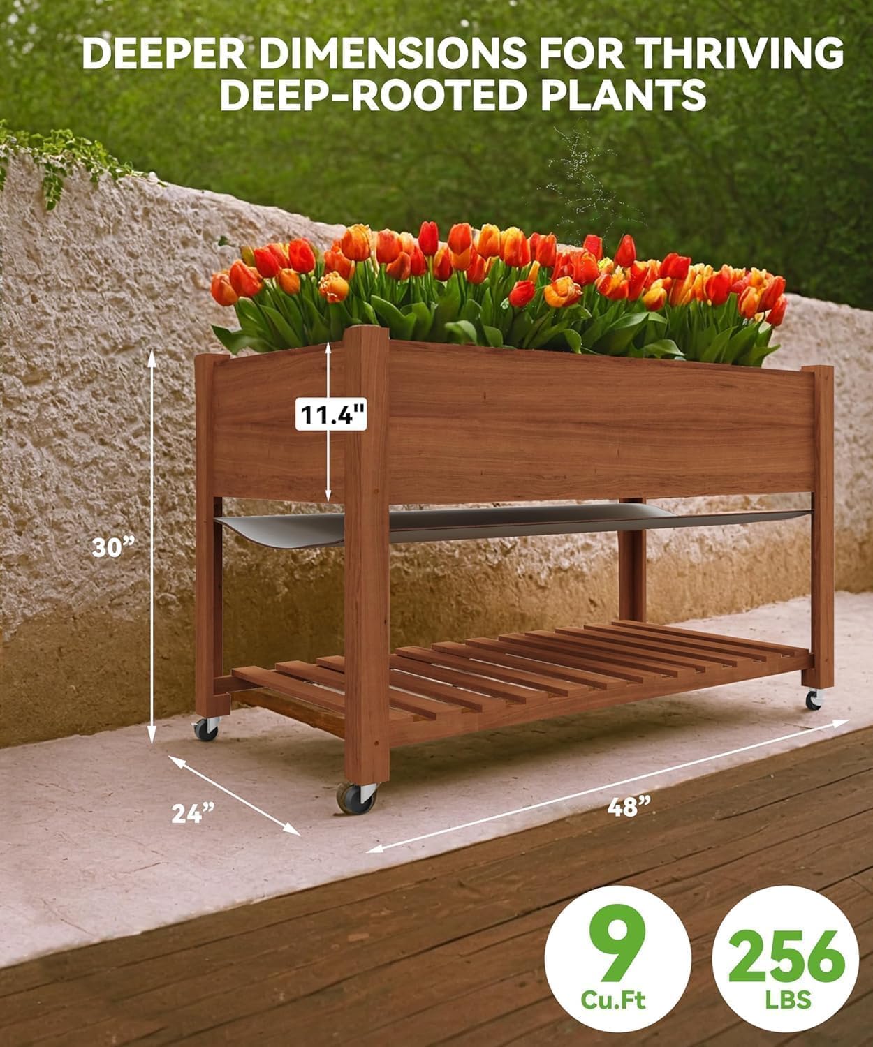 GAOMON CQC-GVPDWGNW6AT Raised-Garden-Beds - View #4