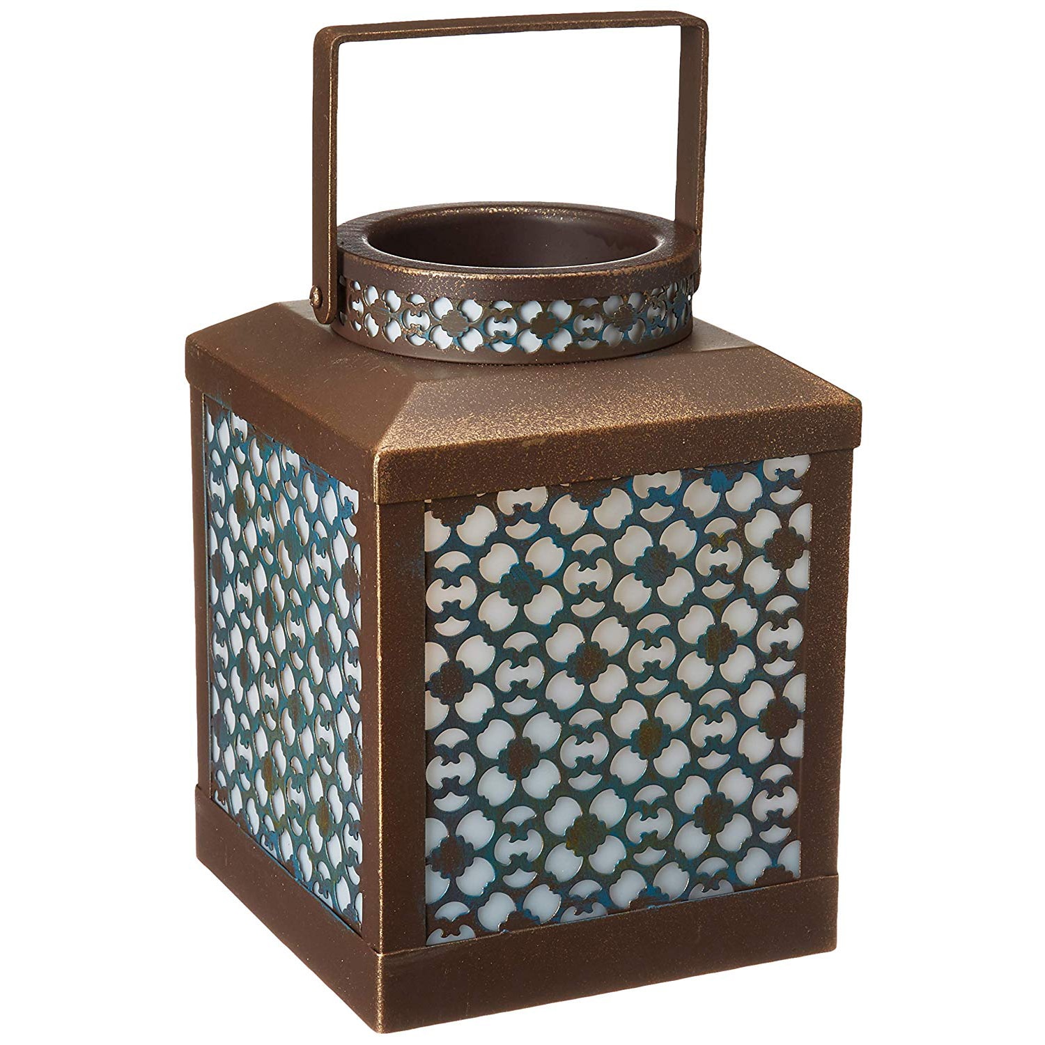 ScentSationals 011-78044 Home Indoor Decorative Scented Sitara Full Size Wax Warmer- Metal, Brown