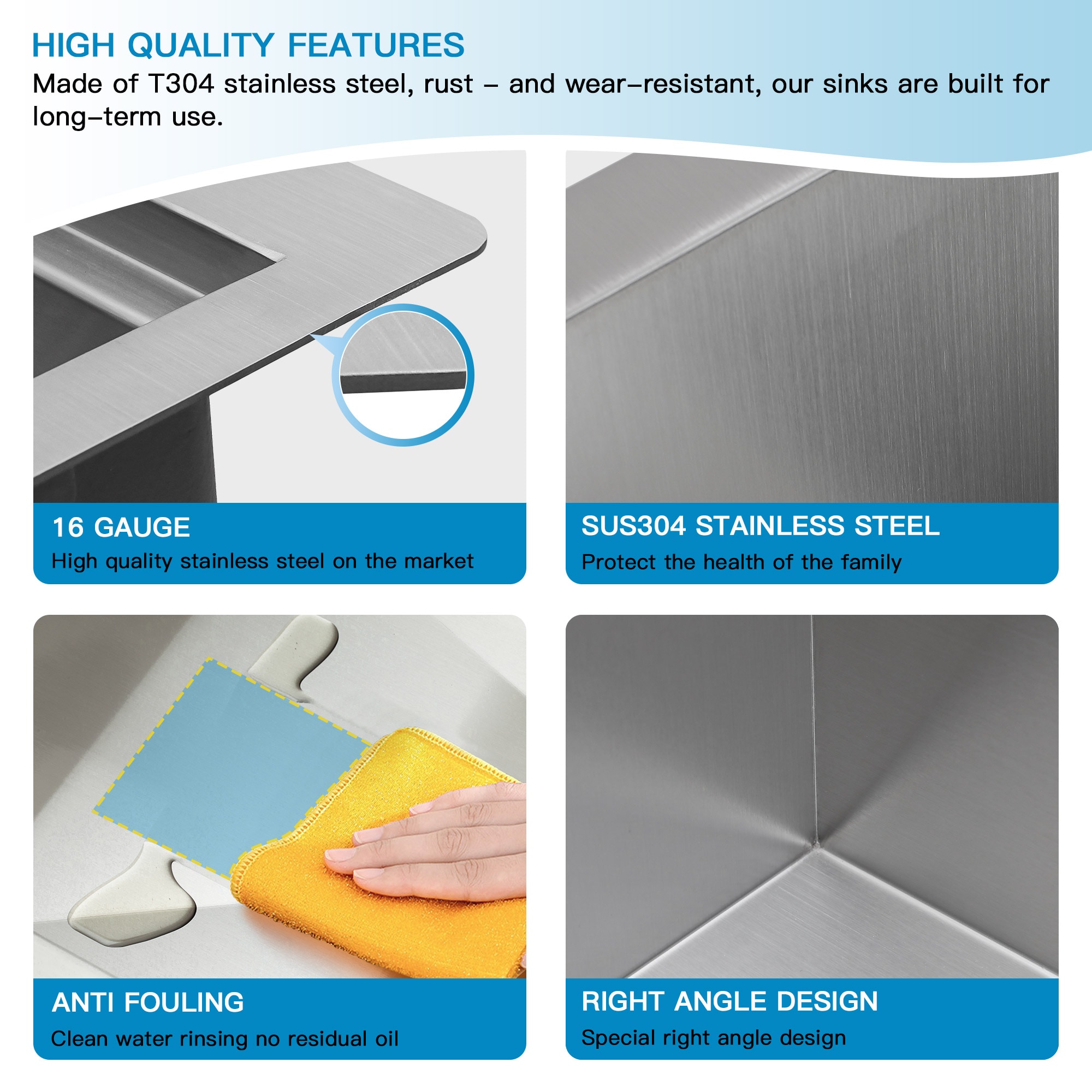 Lordear LD-LTS3022A1 Kitchen-Sinks - View #8