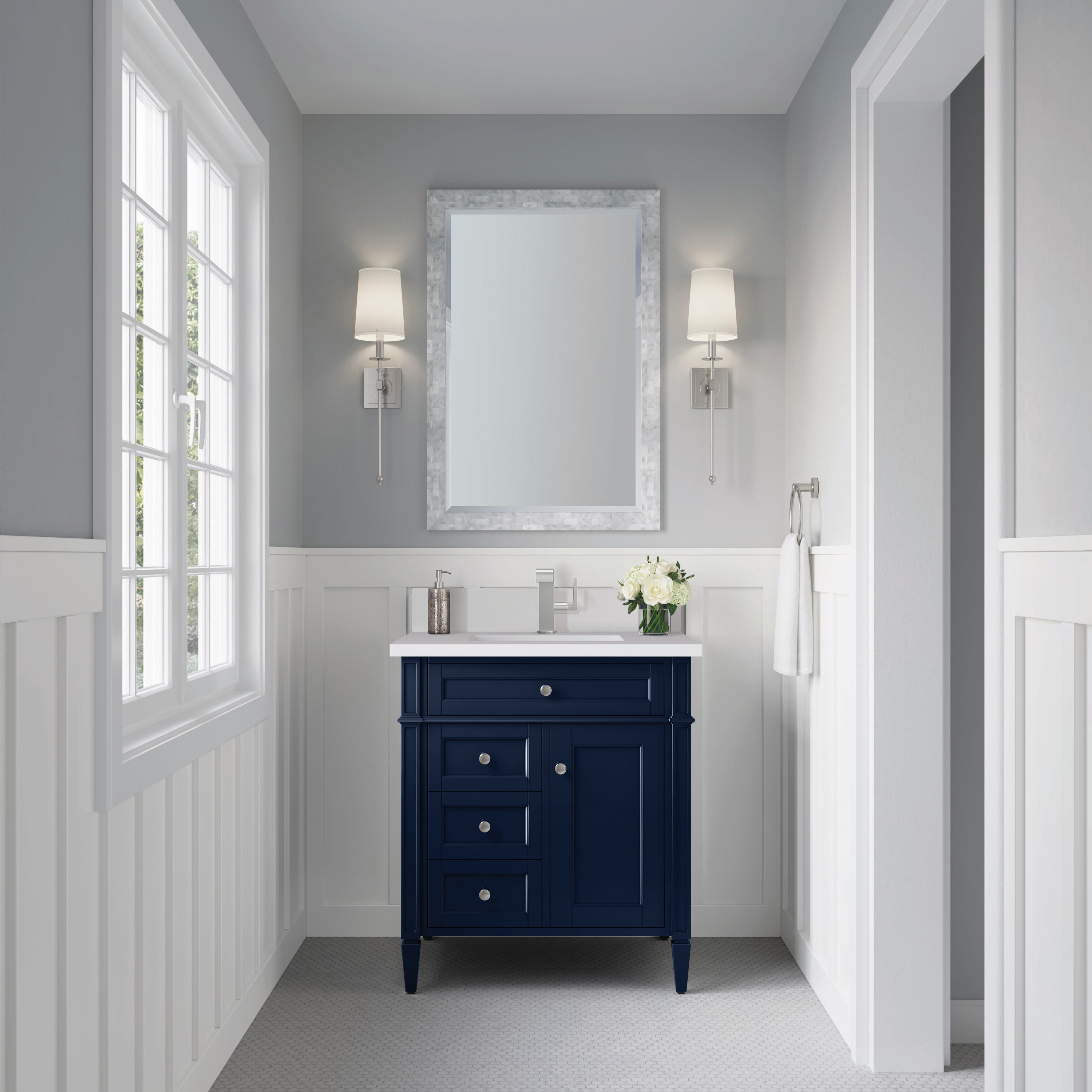 James Martin Vanities 650-V30-VBL-1WZ Bath-Vanity-Combo - View #2
