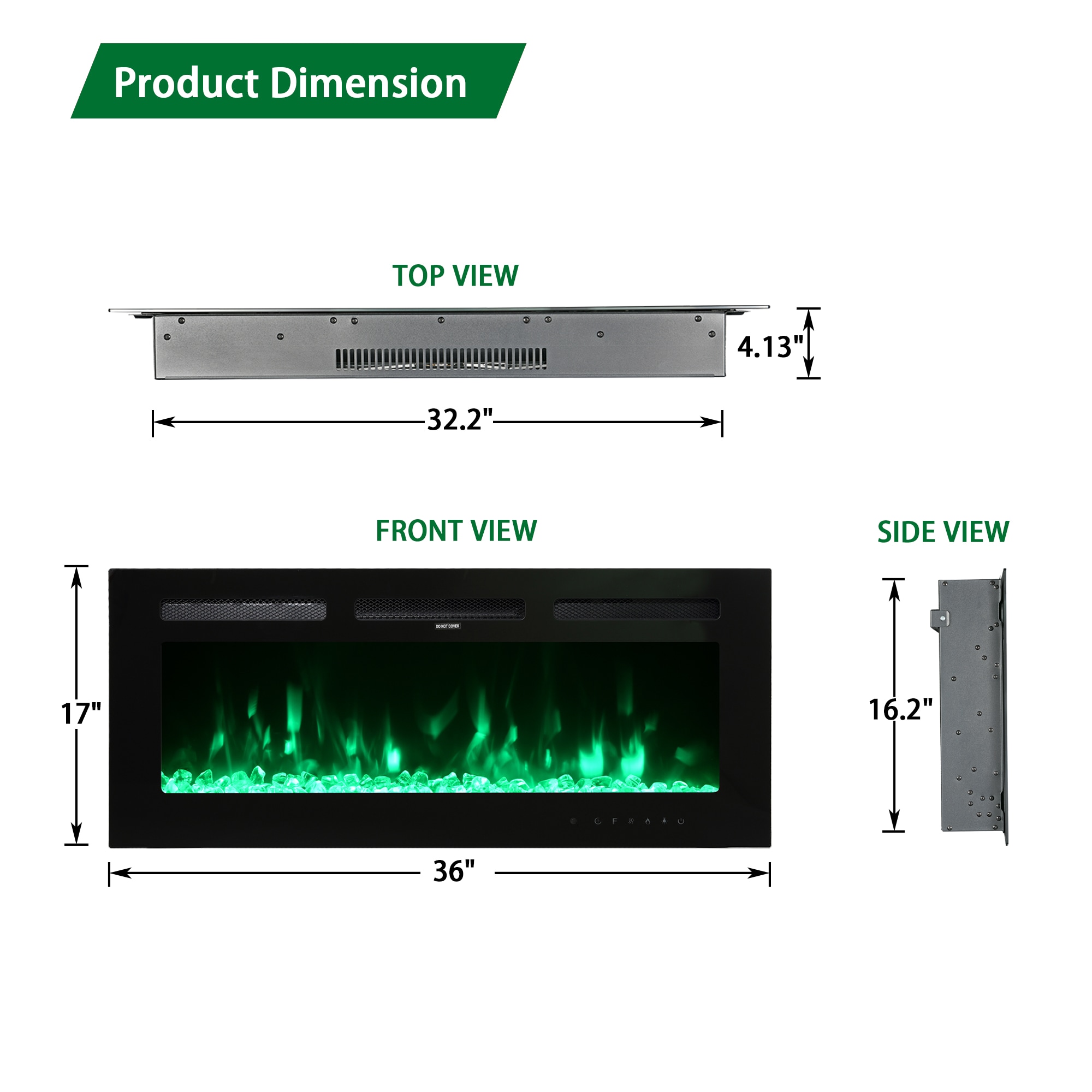 Mondawe MO-EP24726US Electric-Fireplaces - View #9
