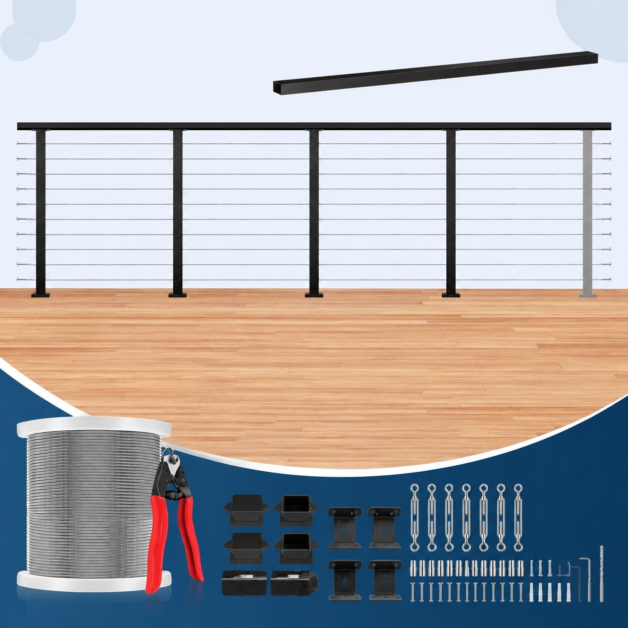 Vrbgify LVG0731V094 Stair-Railing-Kits - View #4