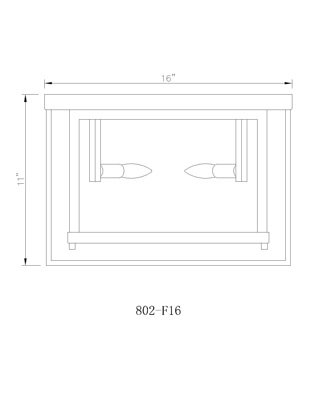Z-Lite 802F16-MC flushmounts - View #6