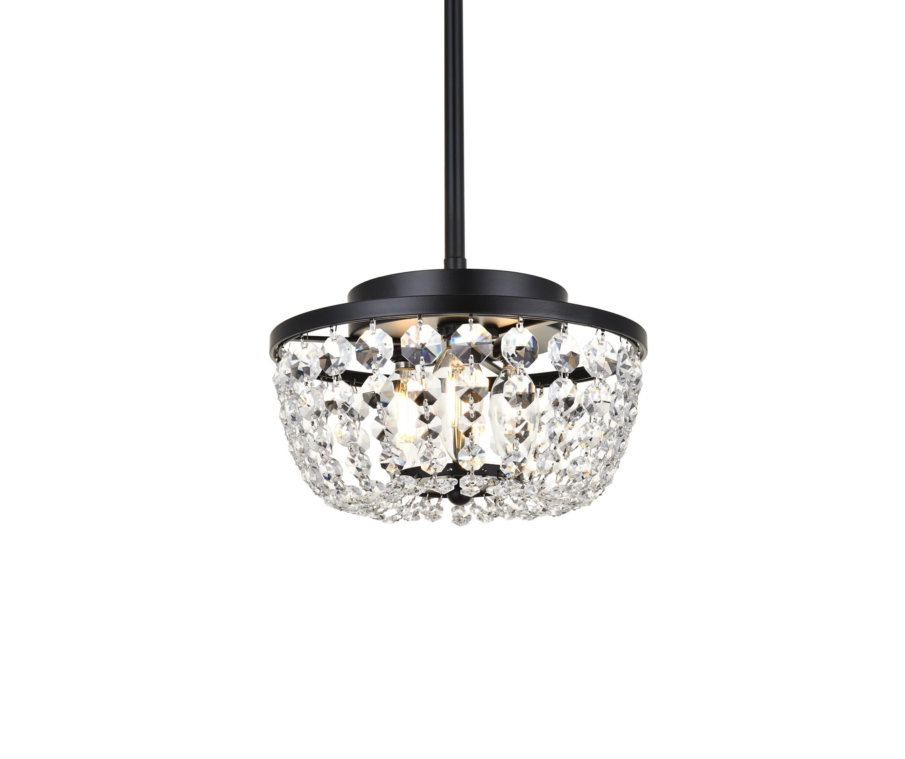 Elegant Decor HF3342D10BK Pendant-Lights - View #3