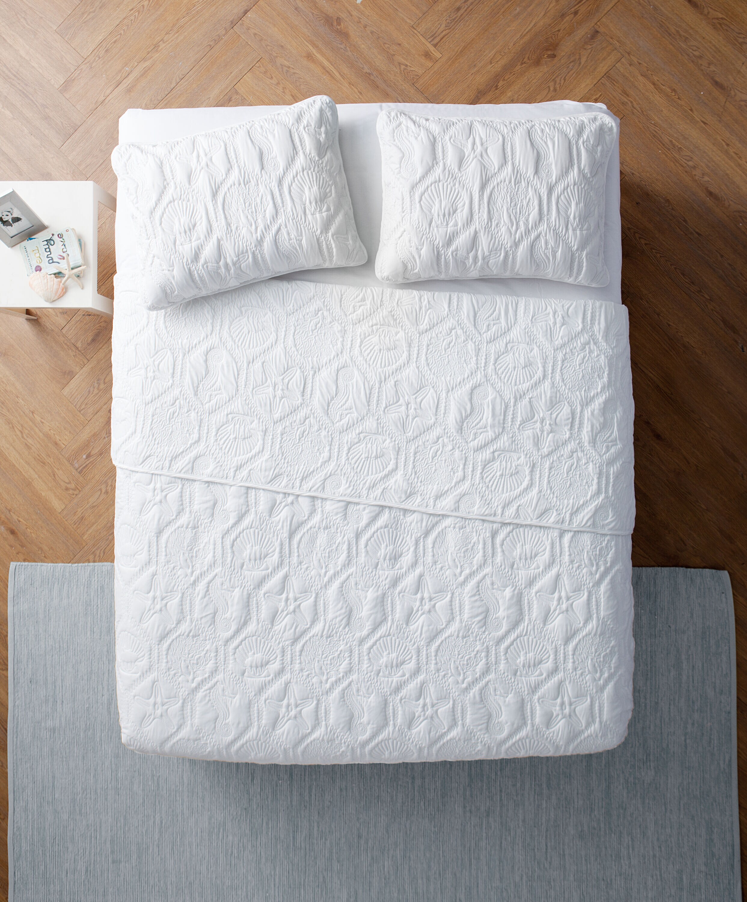 VCNY Home SHO3QTKINGINWHITE bedding - View #7