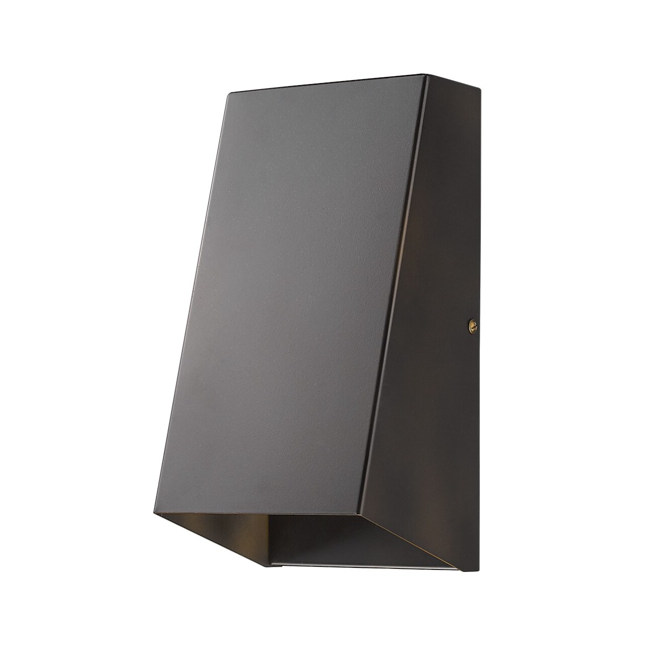 HomeRoots 4000398473 1 -Light 9.75-in H Bronze Hardwired Outdoor Wall Light