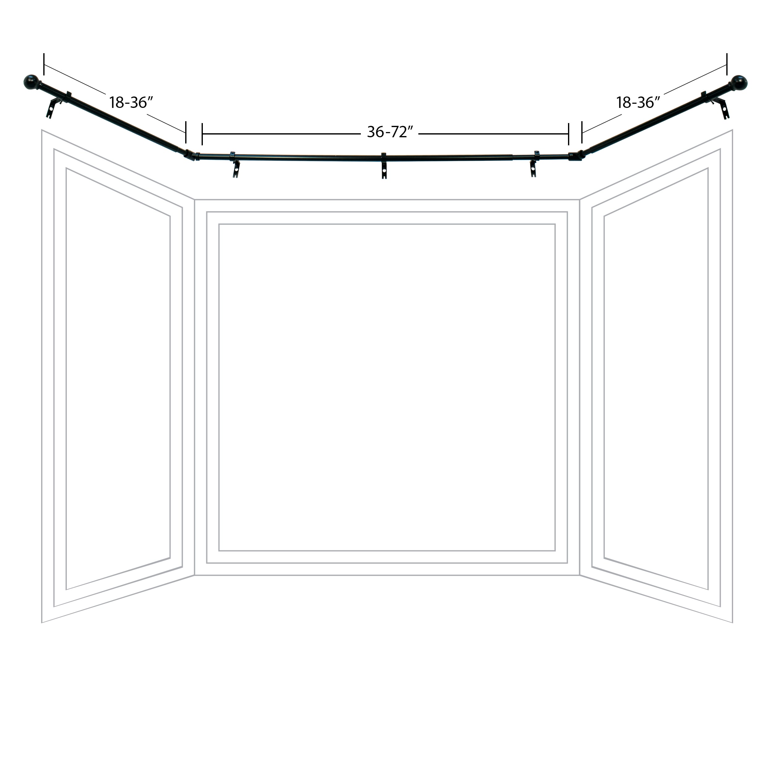 Decopolitan 31117-DB Curtain-Rods - View #4